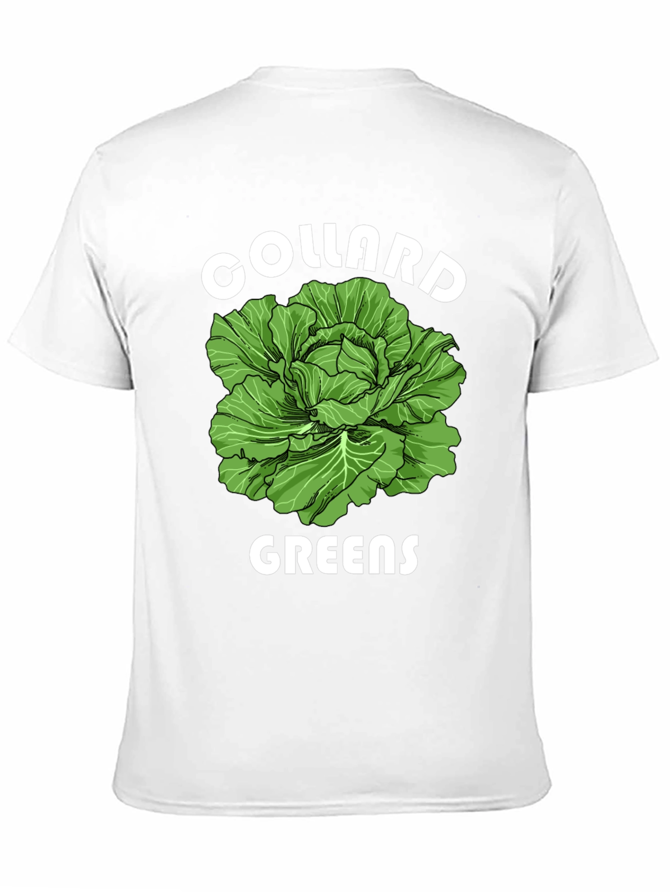 Collard Greens Graphic T-Shirt - Fresh Vegetable Tee