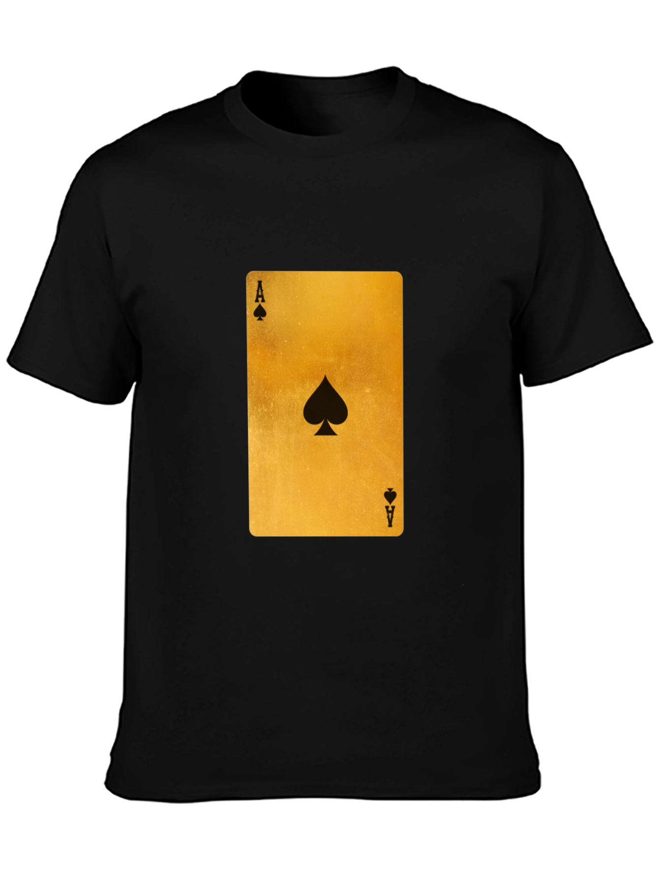 Ace of Spades Graphic T-Shirt - Black Cotton Tee