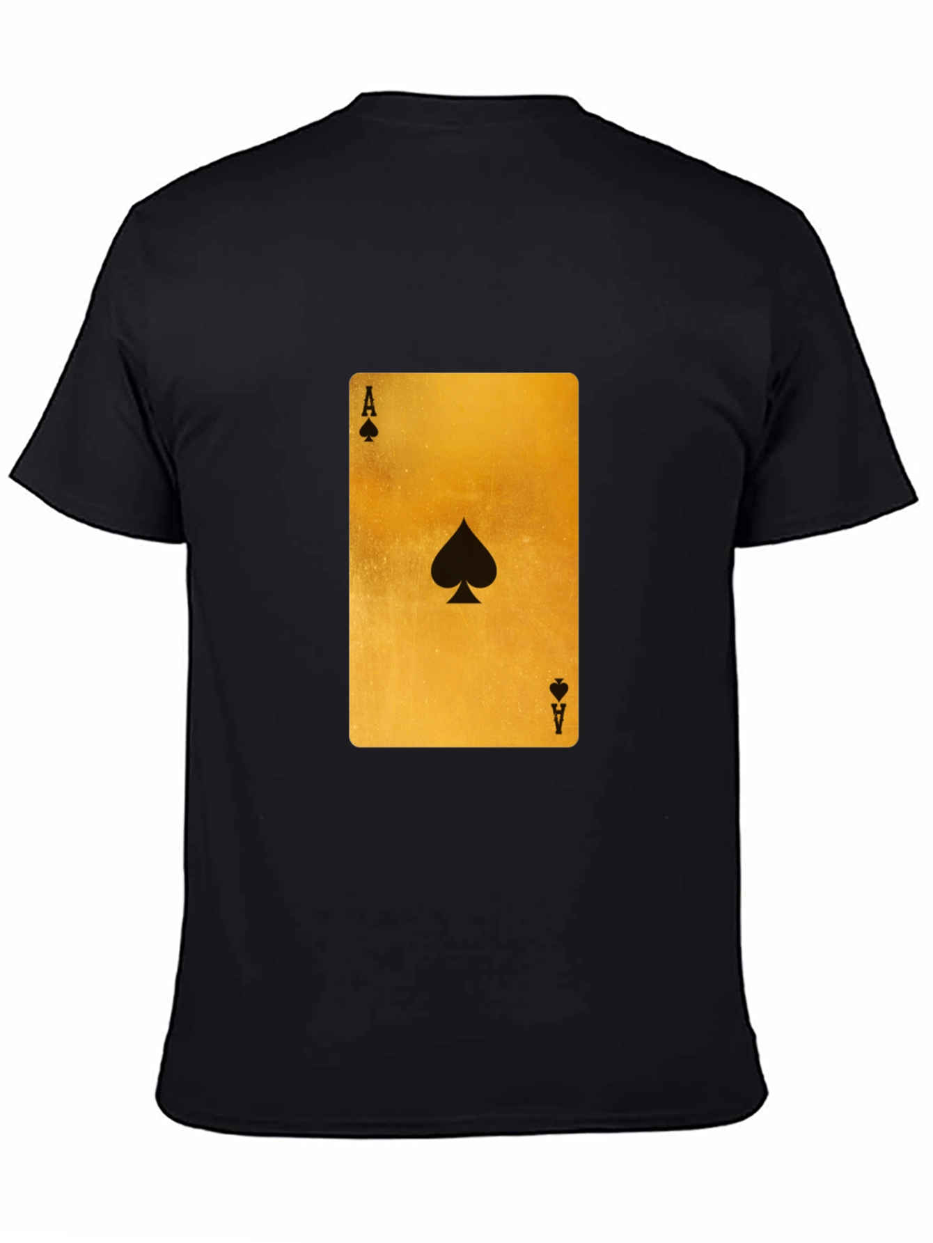 Ace of Spades Graphic T-Shirt - Black Cotton Tee