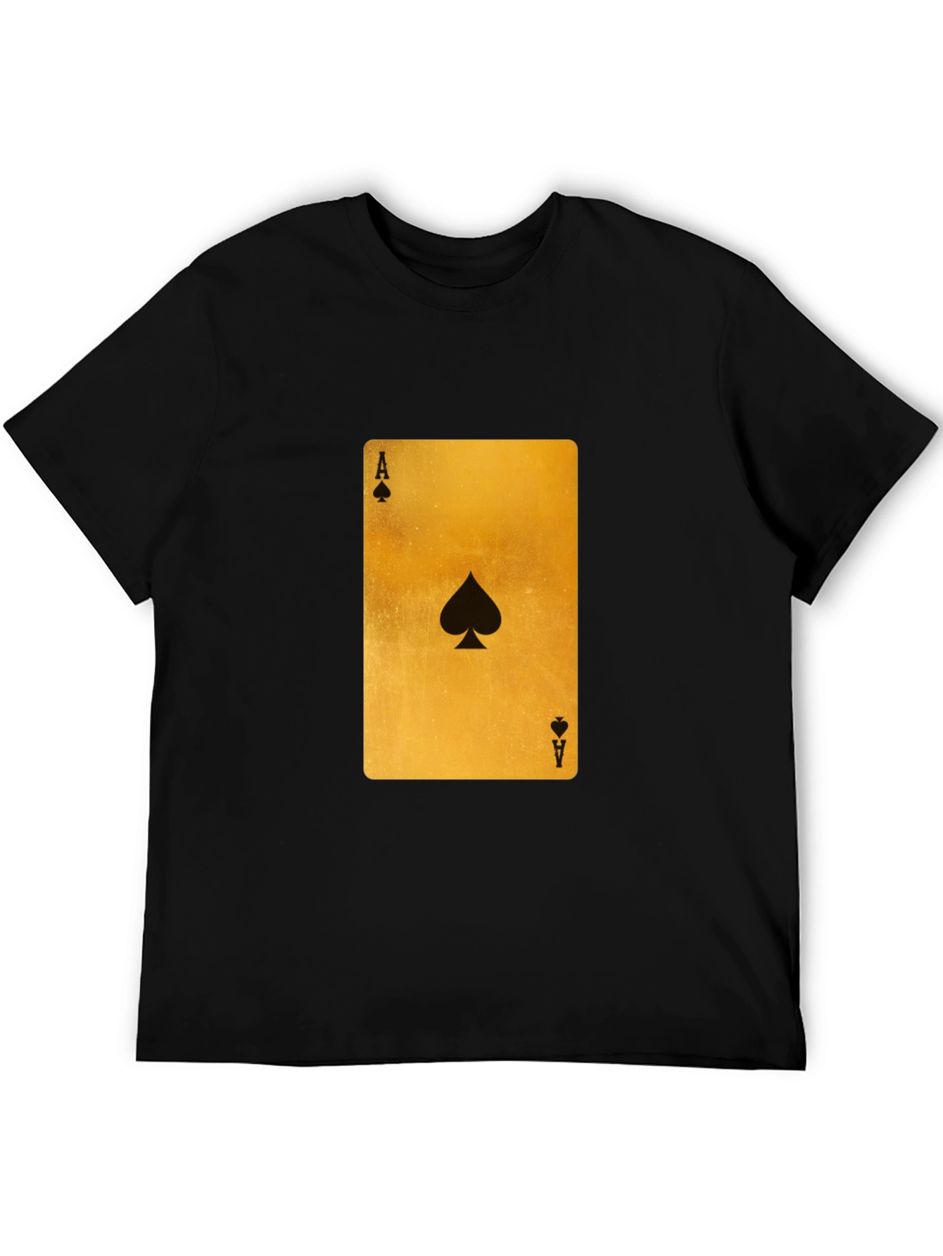 Ace of Spades Graphic T-Shirt - Black Cotton Tee