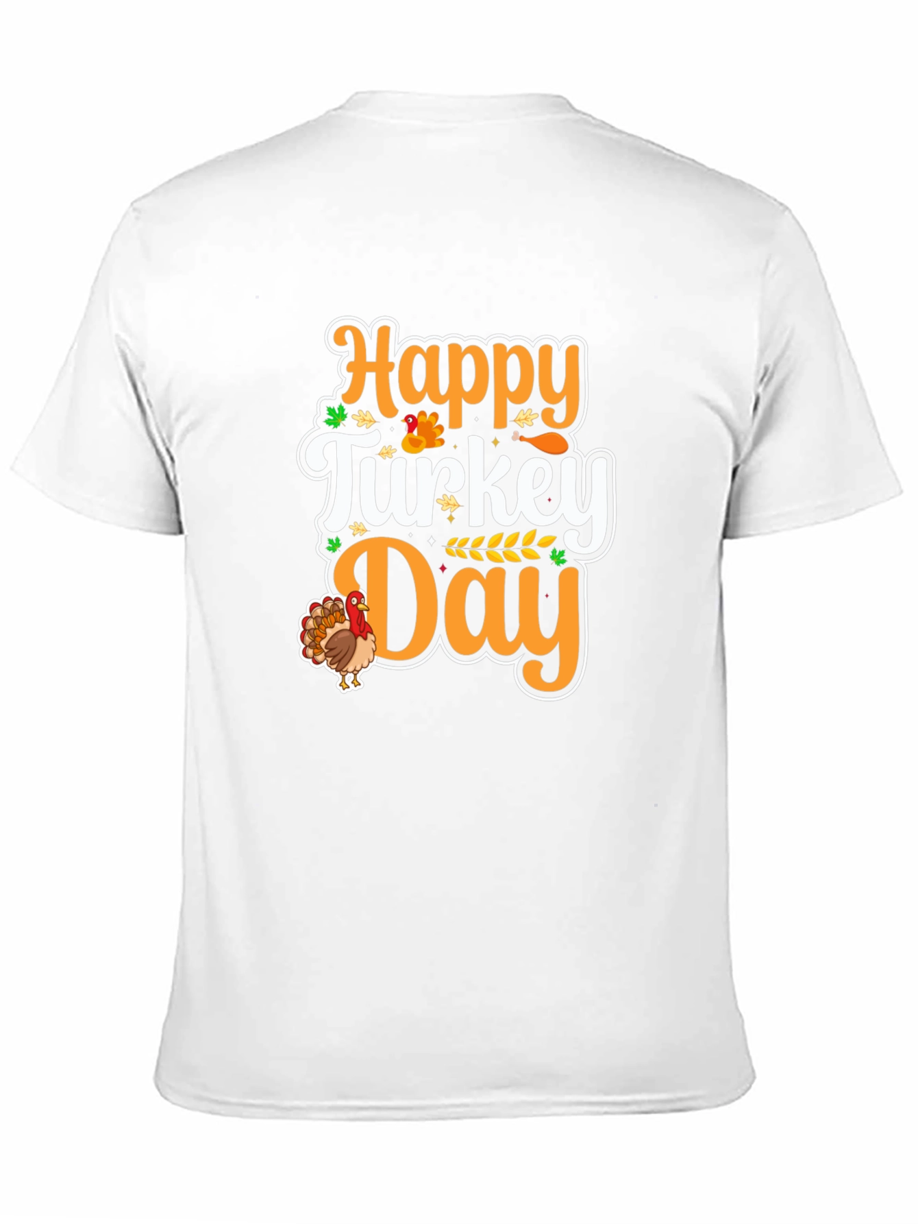 Happy Turkey Day T-Shirt - Festive Fall Apparel