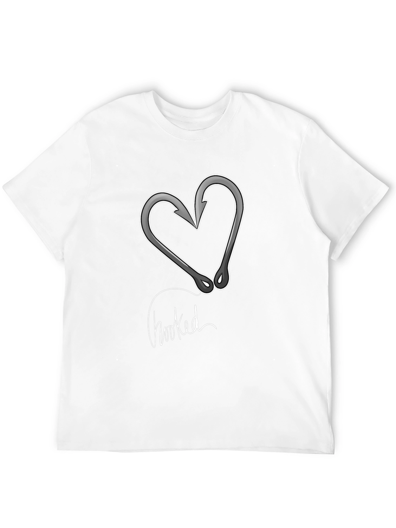 Hooked Heart Fishing T-Shirt