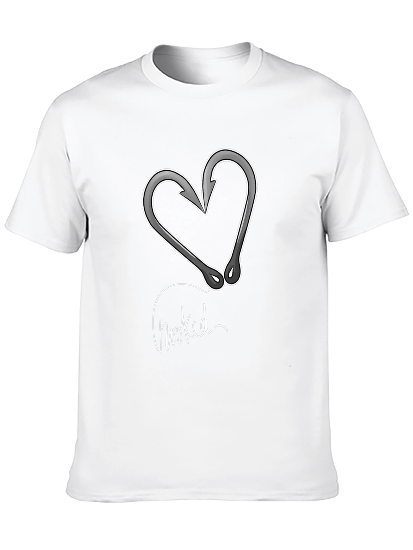 Hooked Heart Fishing T-Shirt
