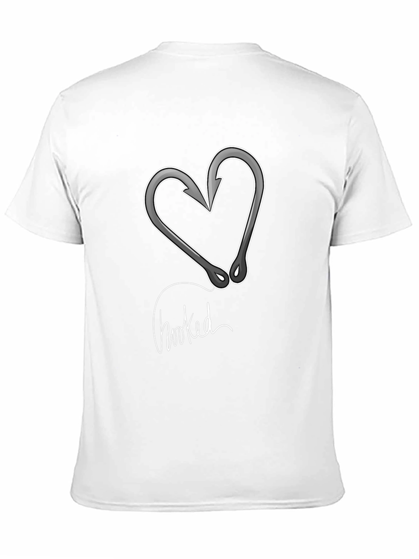 Hooked Heart Fishing T-Shirt