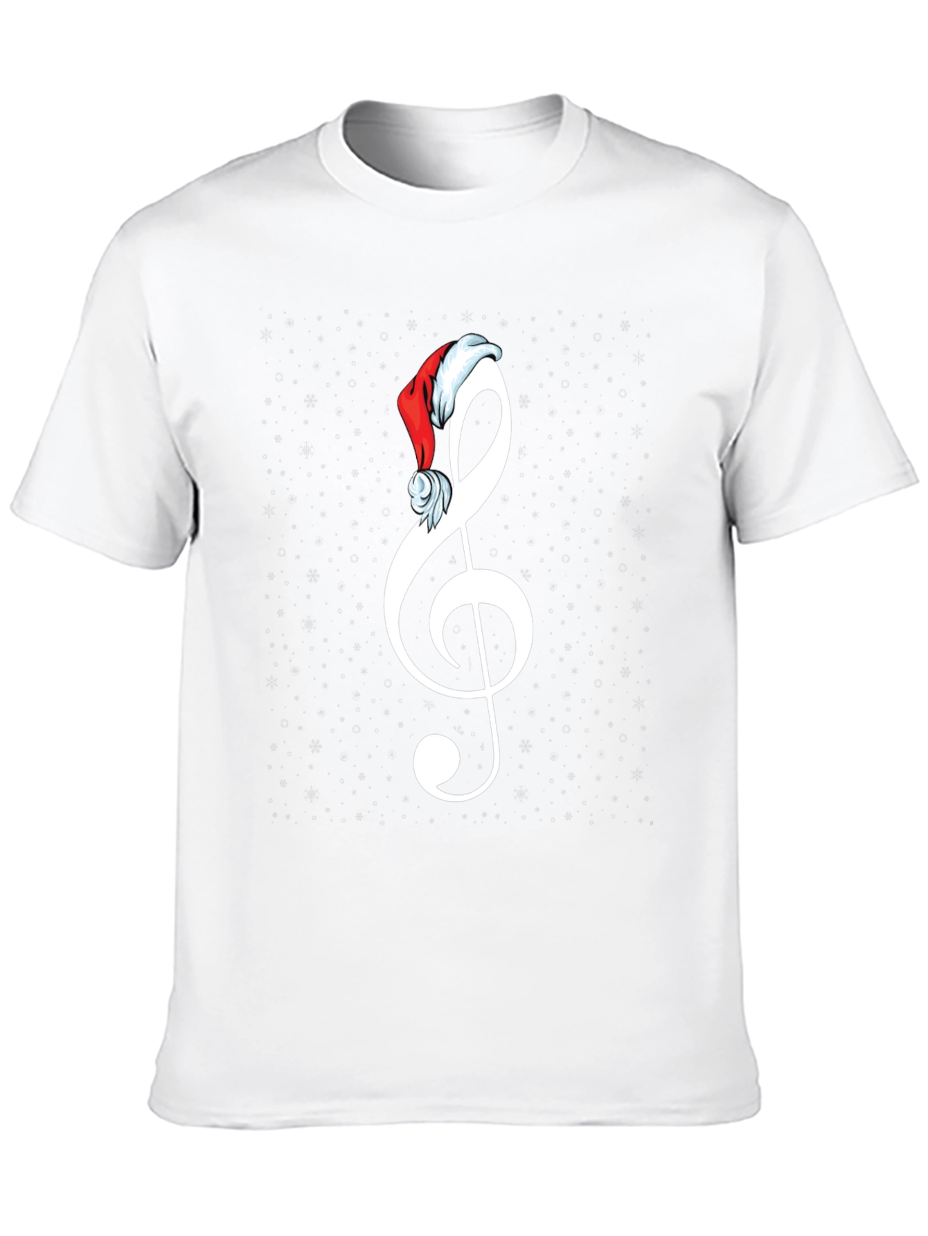 Festive Treble Clef Christmas T-Shirt