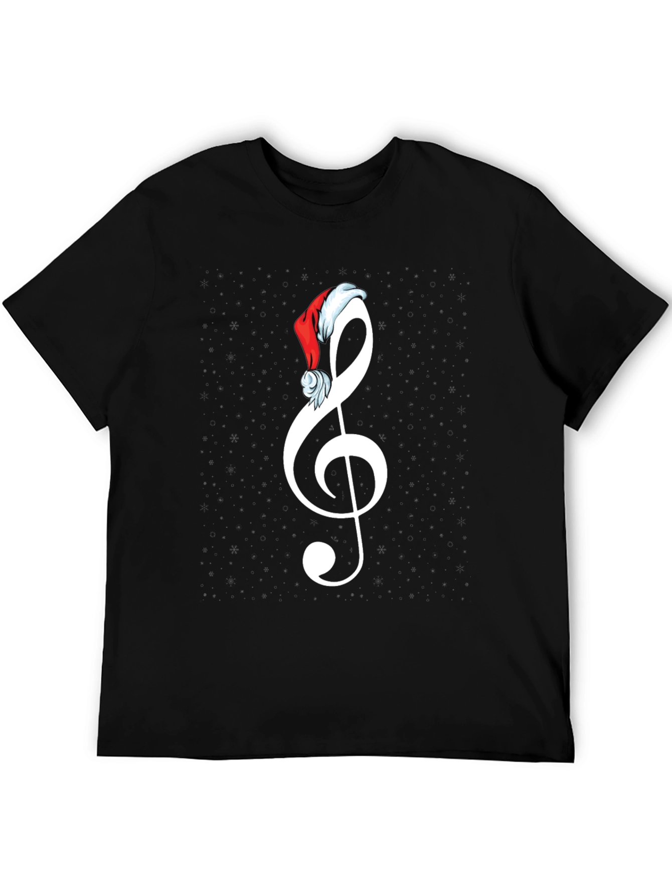 Festive Treble Clef Christmas T-Shirt