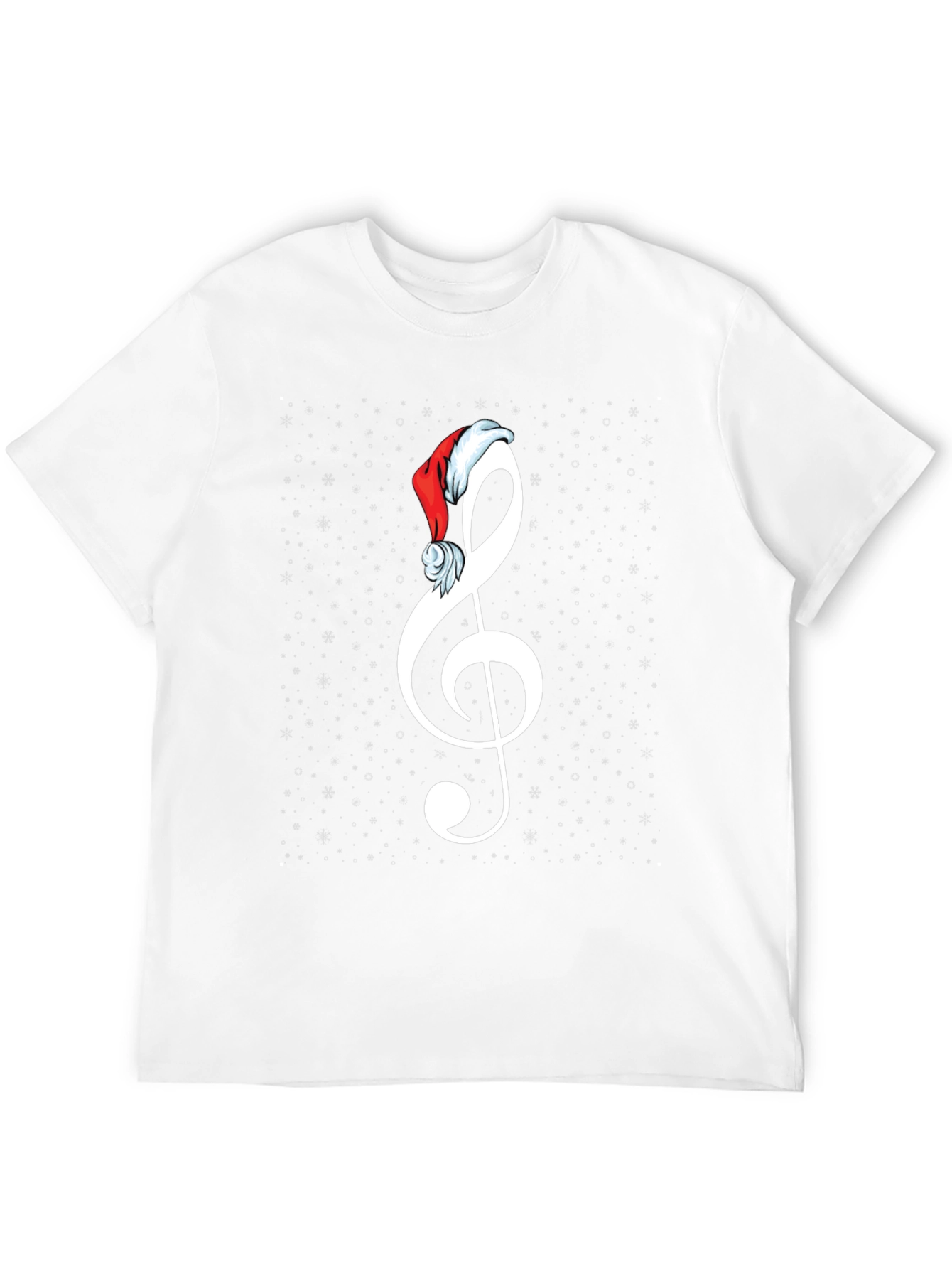 Festive Treble Clef Christmas T-Shirt