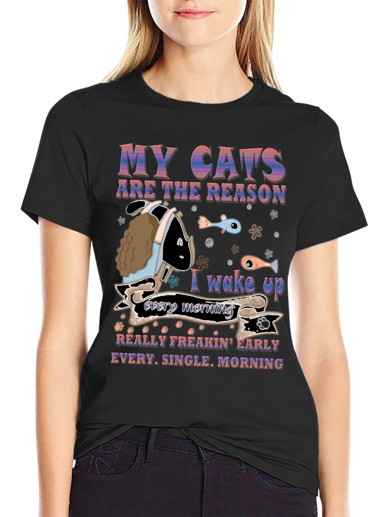 My Cats Are The Reason Mens T-Shirt