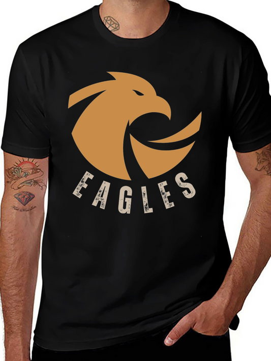 Eagles Graphic Print T-Shirt - Vintage Style
