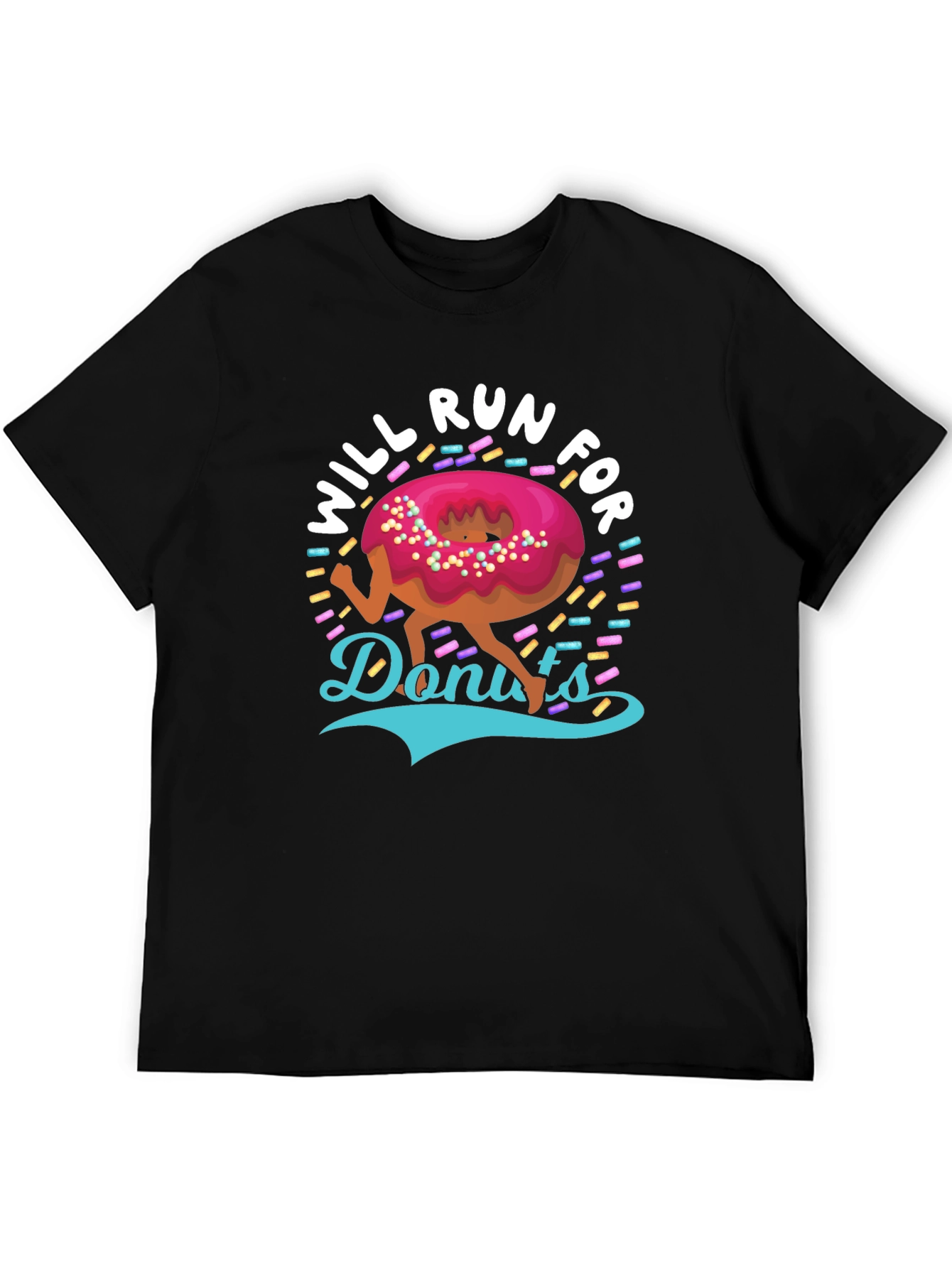 Will Run for Donuts Graphic Tee