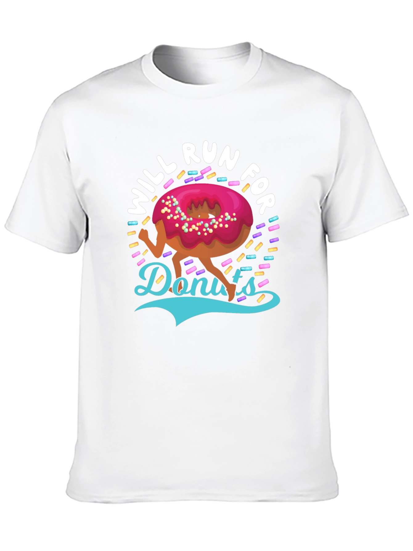 Will Run for Donuts Graphic Tee