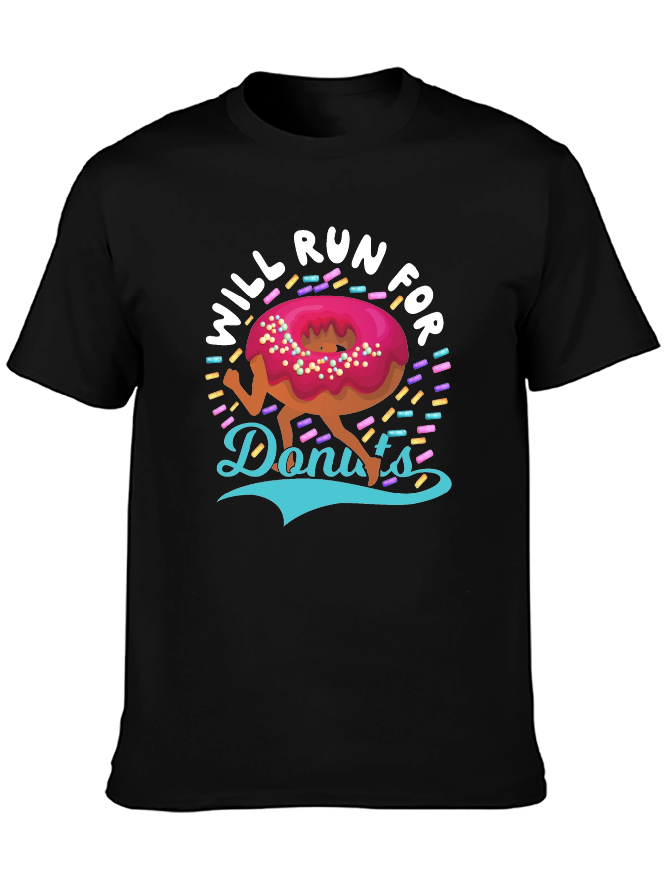 Will Run for Donuts Graphic Tee