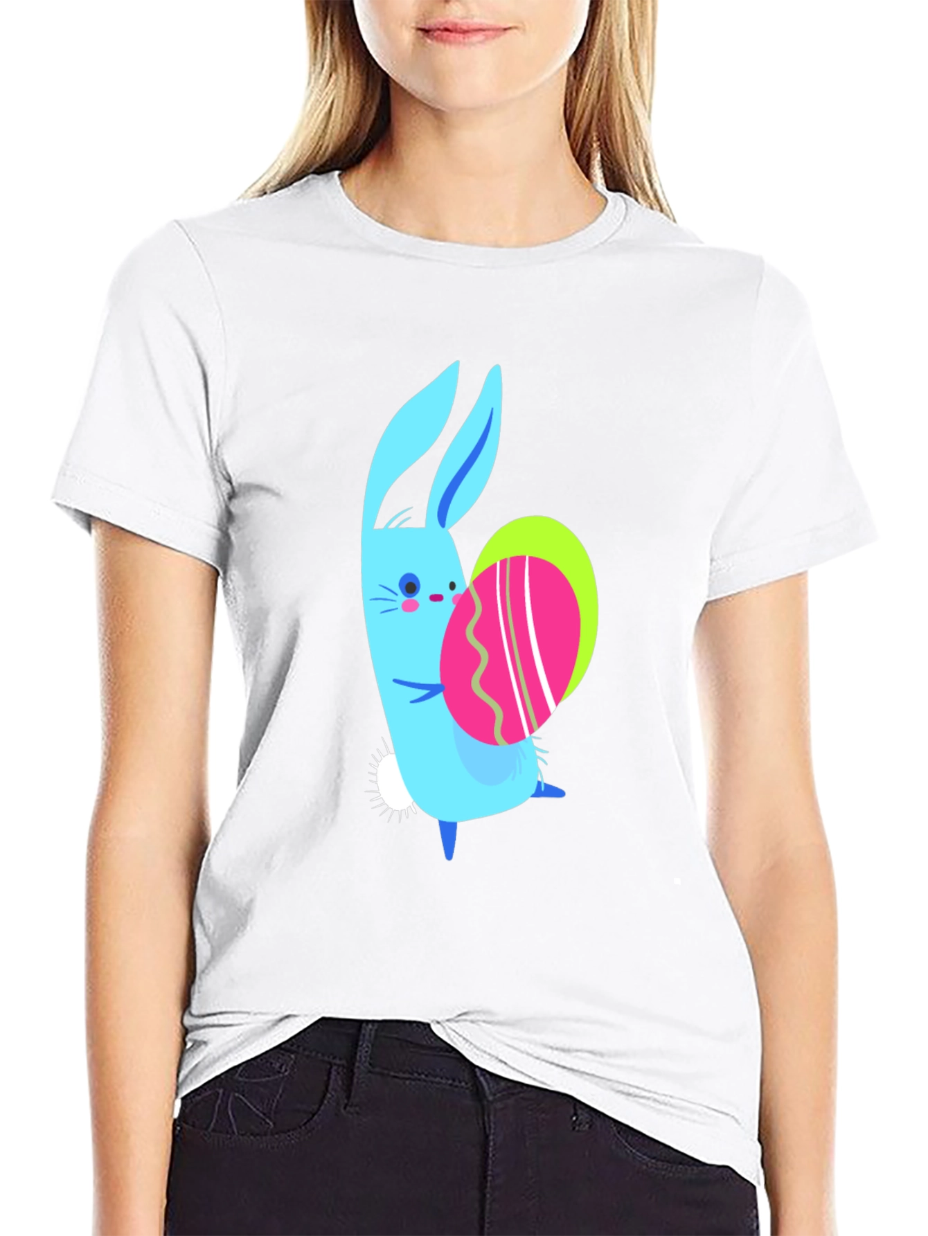 Easter Bunny T-Shirt - Cute Holiday Style