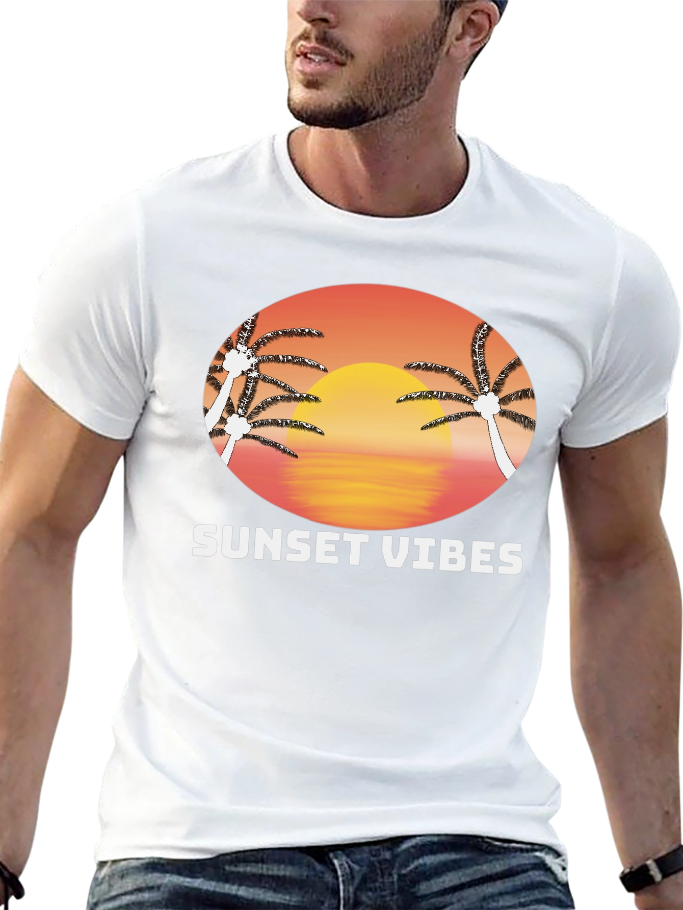 Sunset Vibes Graphic T-Shirt