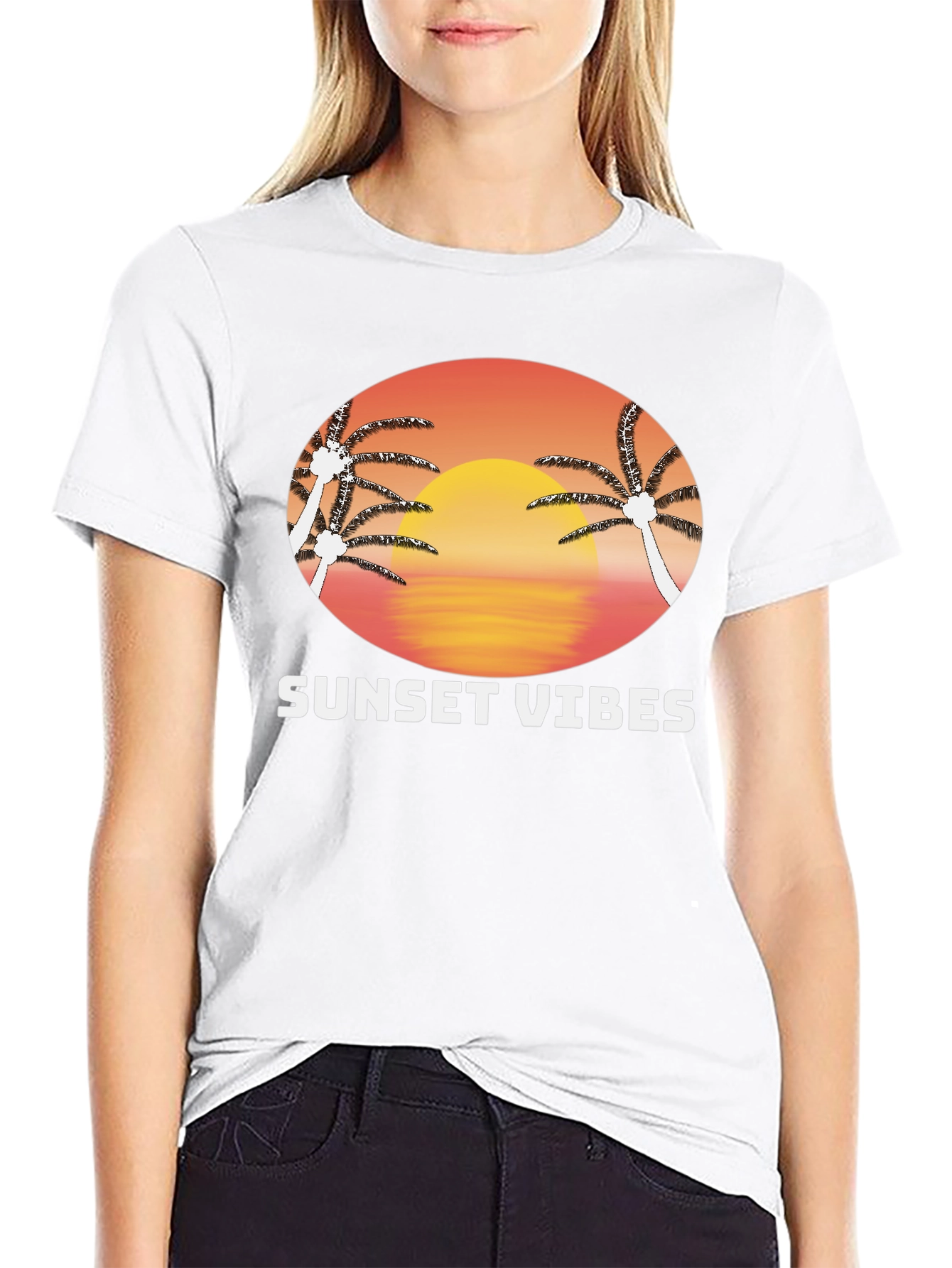 Sunset Vibes Graphic T-Shirt
