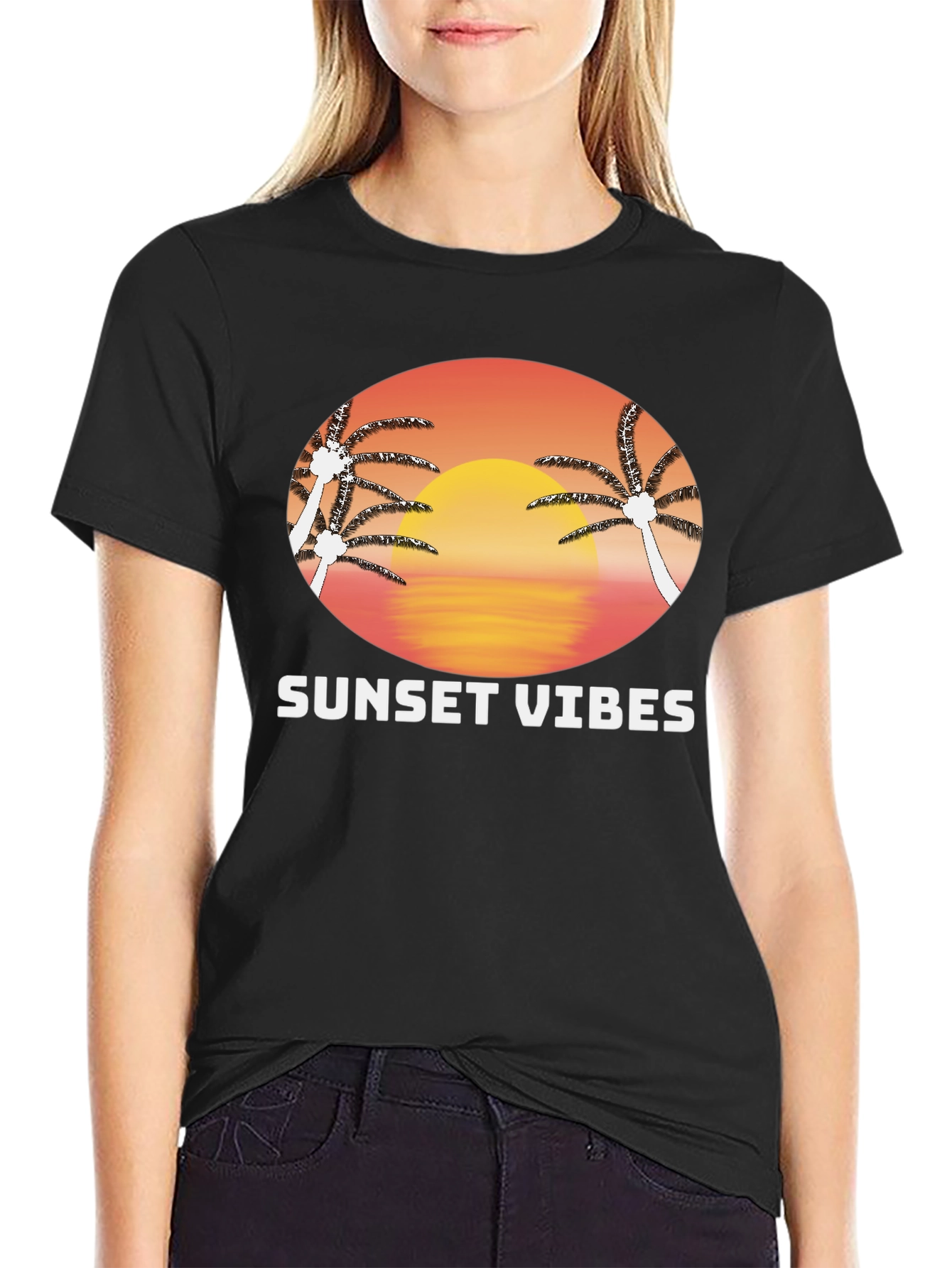 Sunset Vibes Graphic T-Shirt