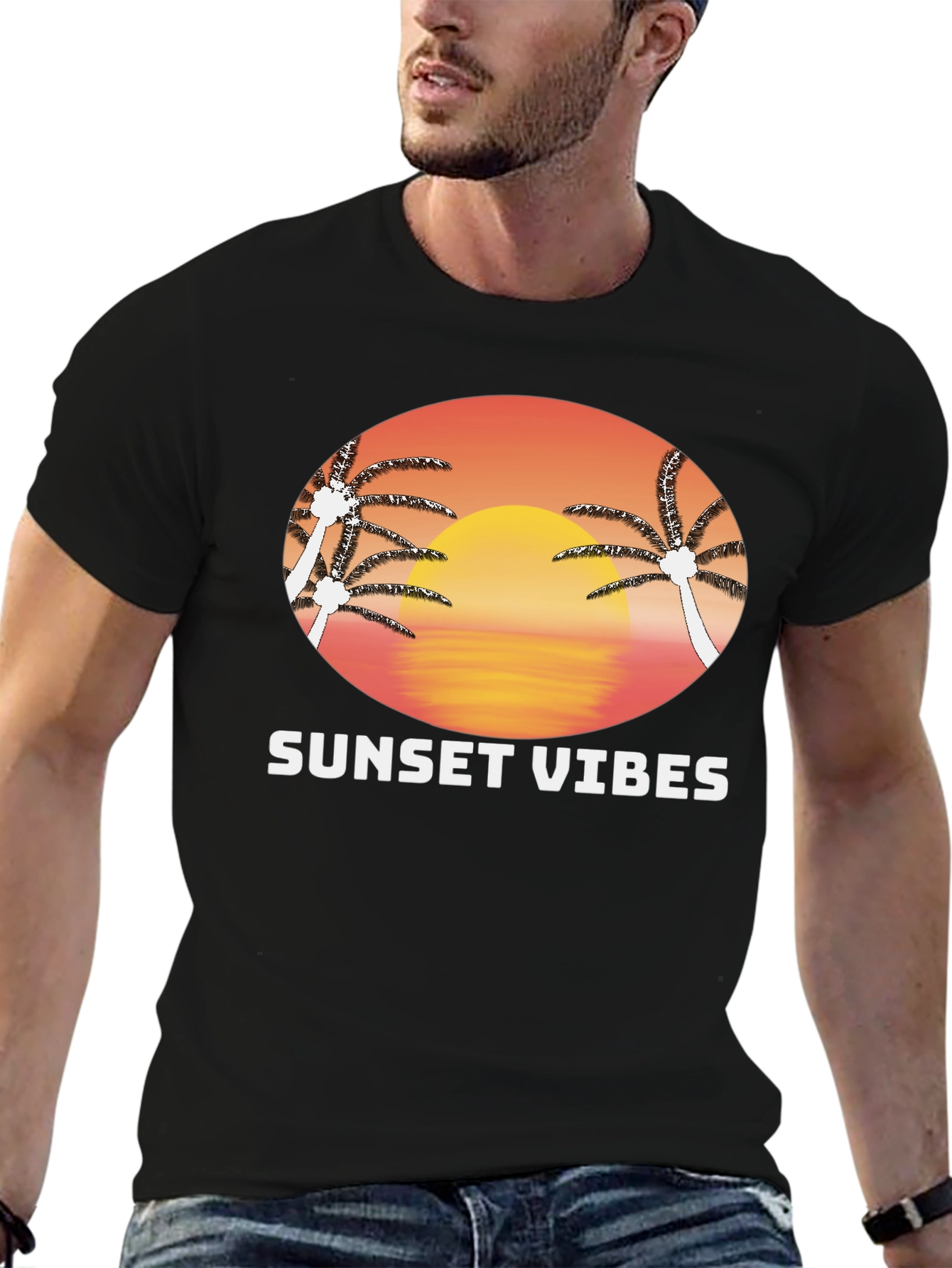 Sunset Vibes Graphic T-Shirt
