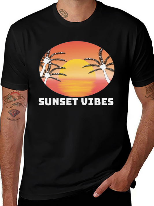 Sunset Vibes Graphic T-Shirt