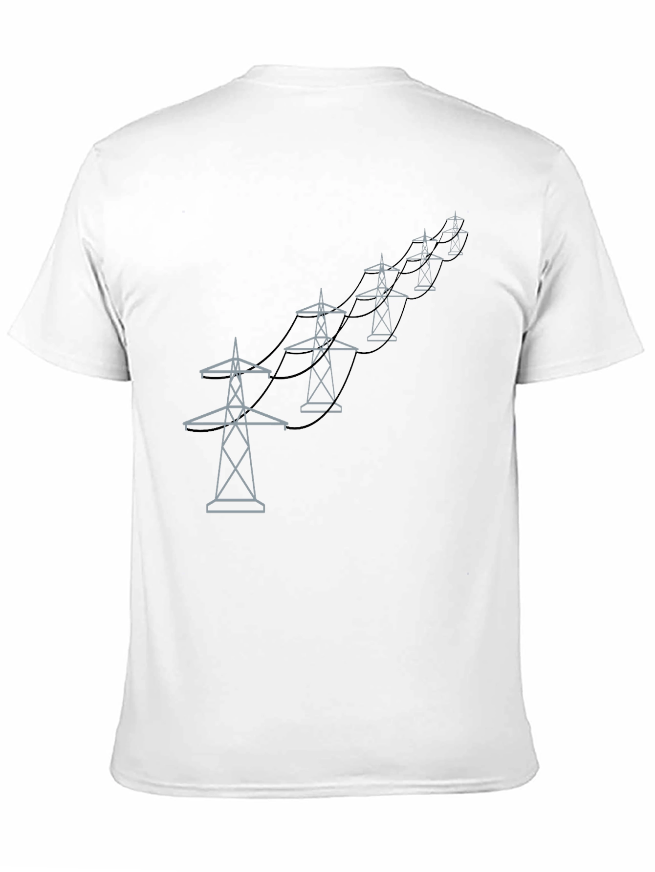 Power Line Tower Graphic Tee