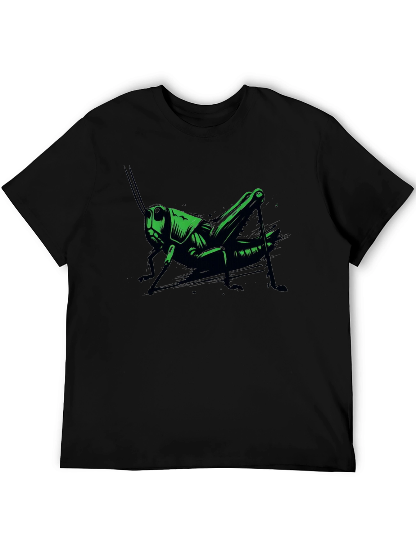 Grasshopper Graphic Tee - Cool Insect Design