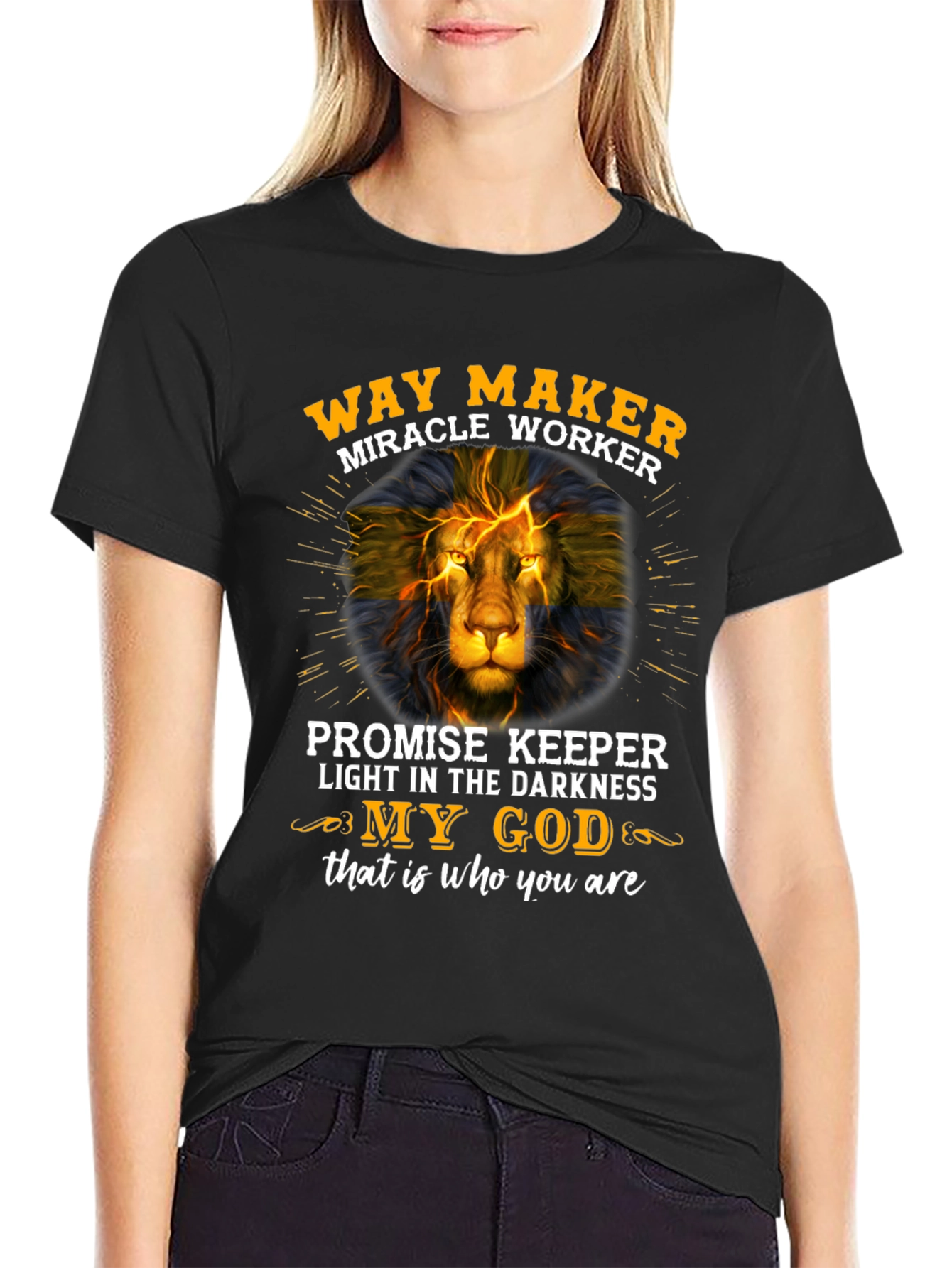 Way Maker Lion Graphic T-Shirt