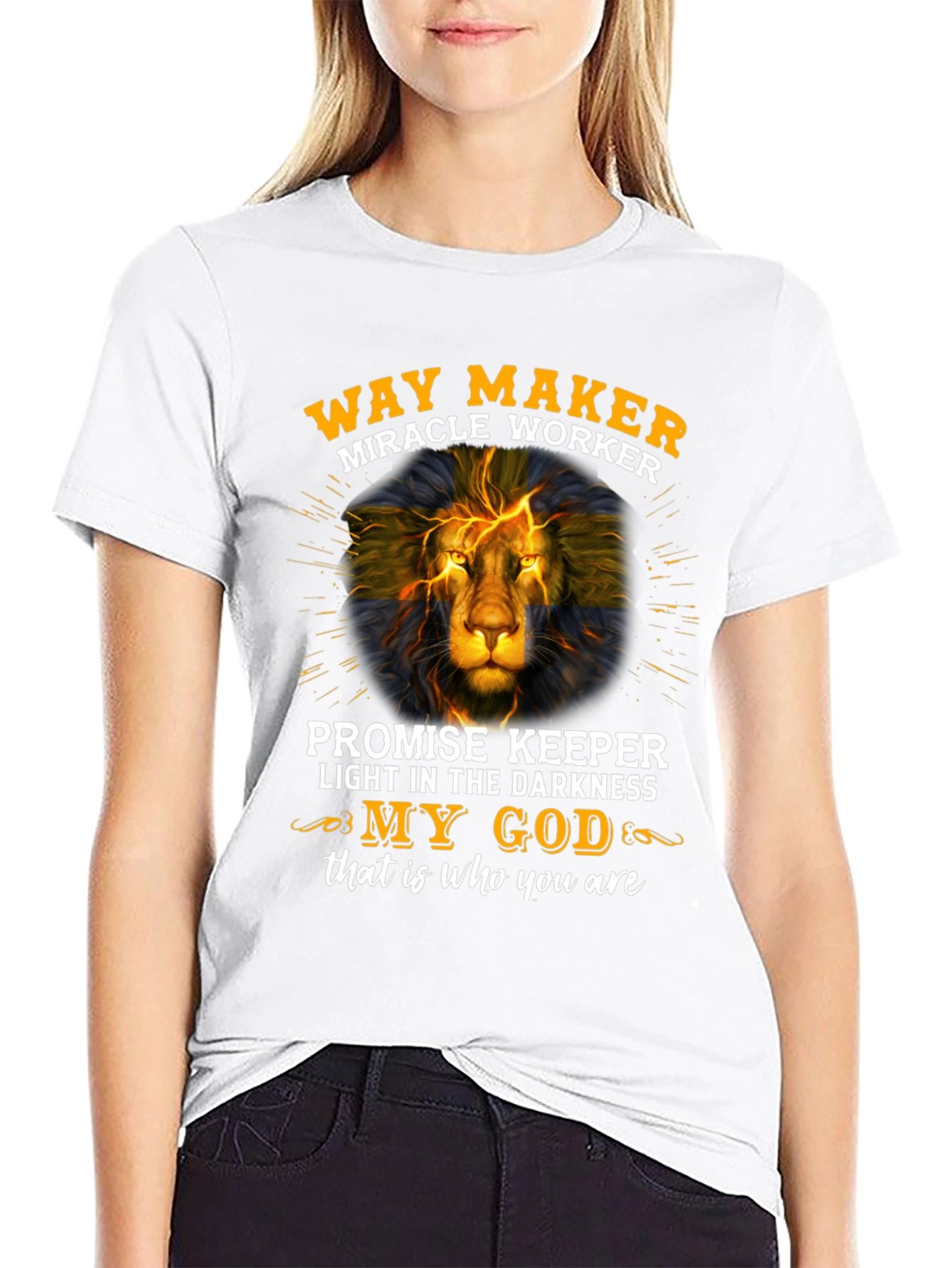 Way Maker Lion Graphic T-Shirt
