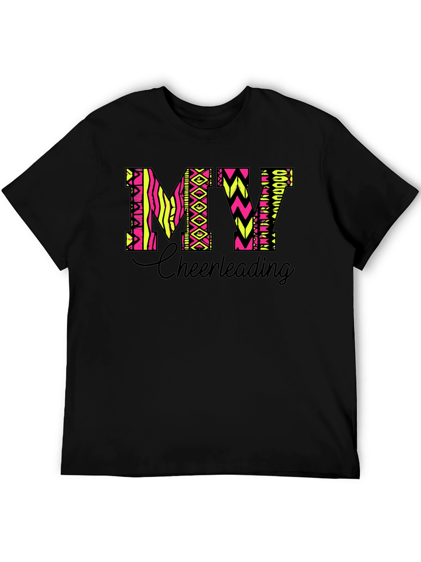 MY Cheerleading T-Shirt - Black Tee