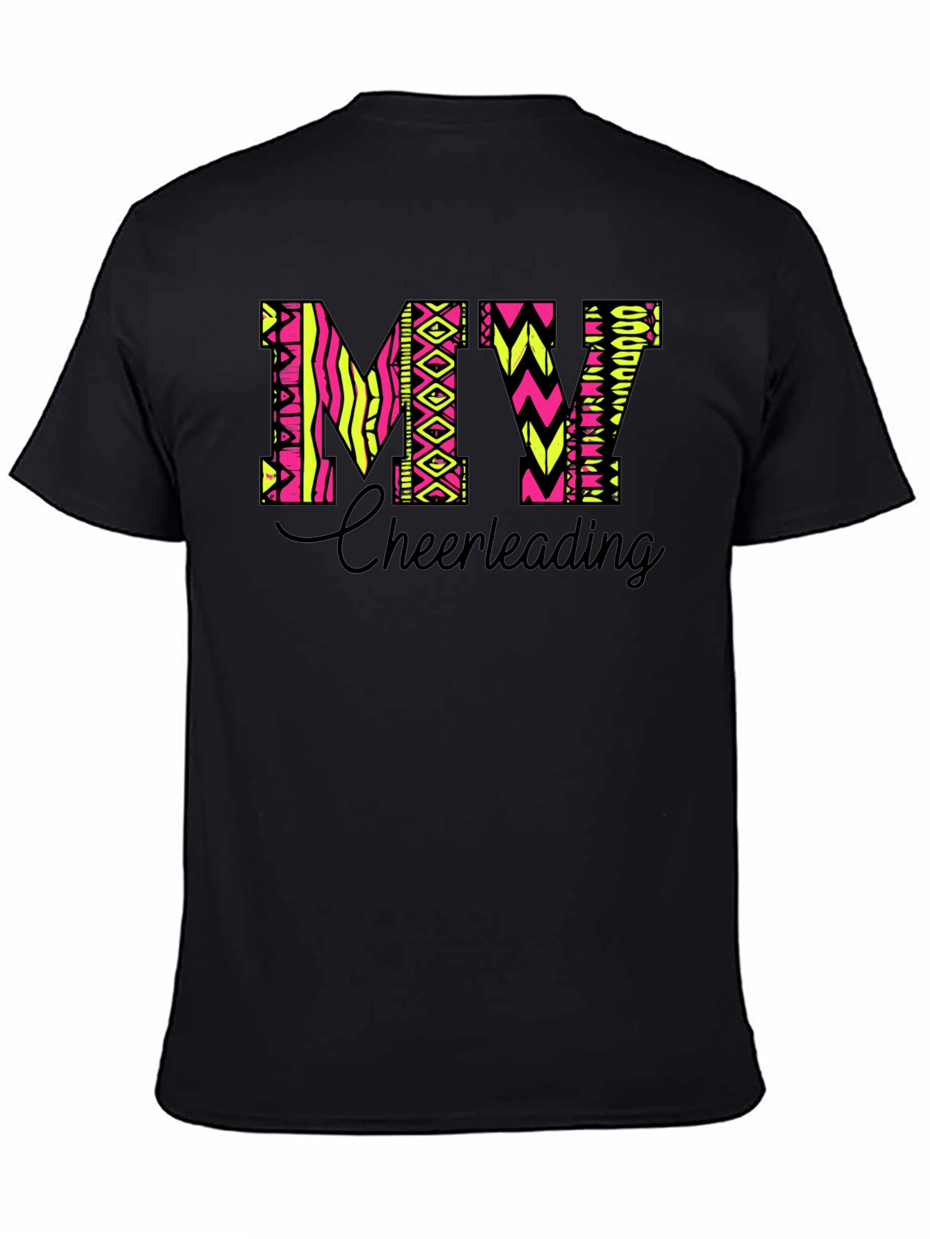 MY Cheerleading T-Shirt - Black Tee