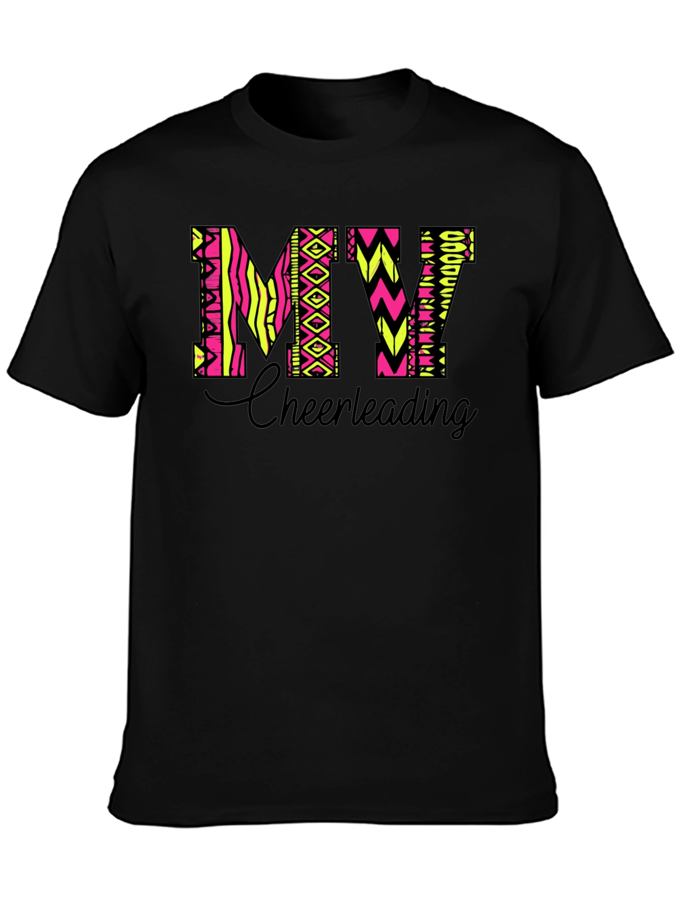 MY Cheerleading T-Shirt - Black Tee