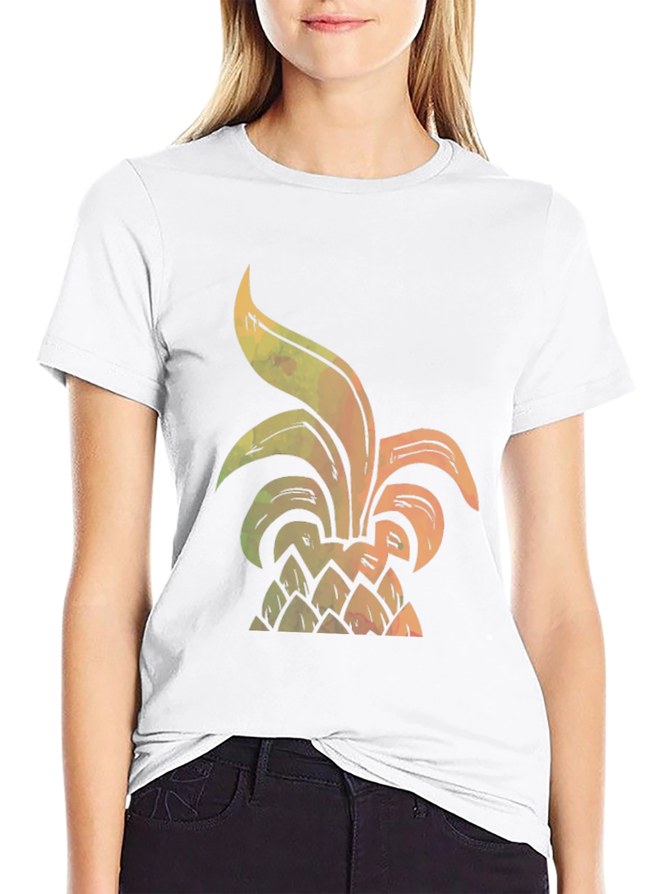 Pineapple Graphic Tee - Tropical Vibes
