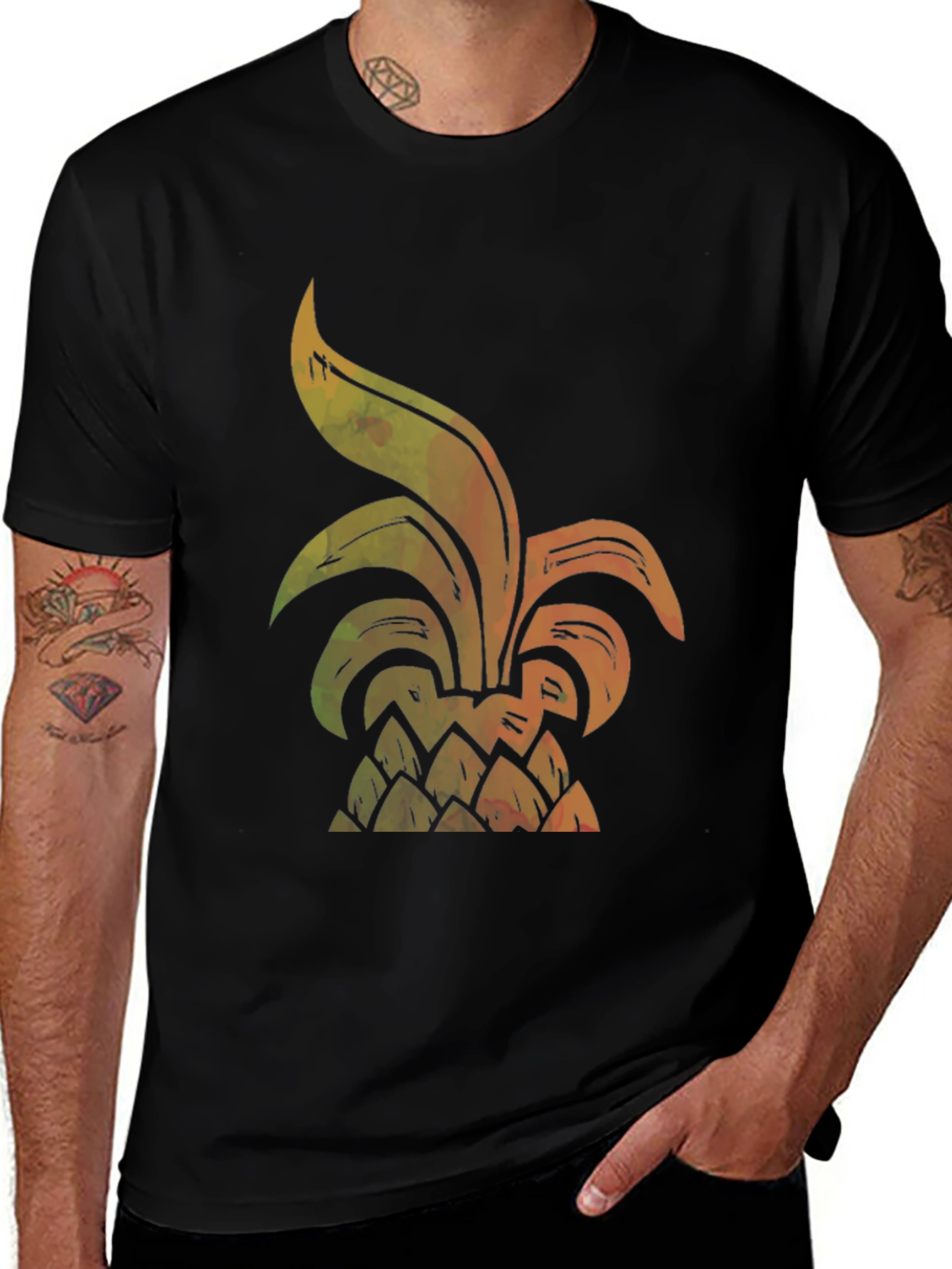Pineapple Graphic Tee - Tropical Vibes