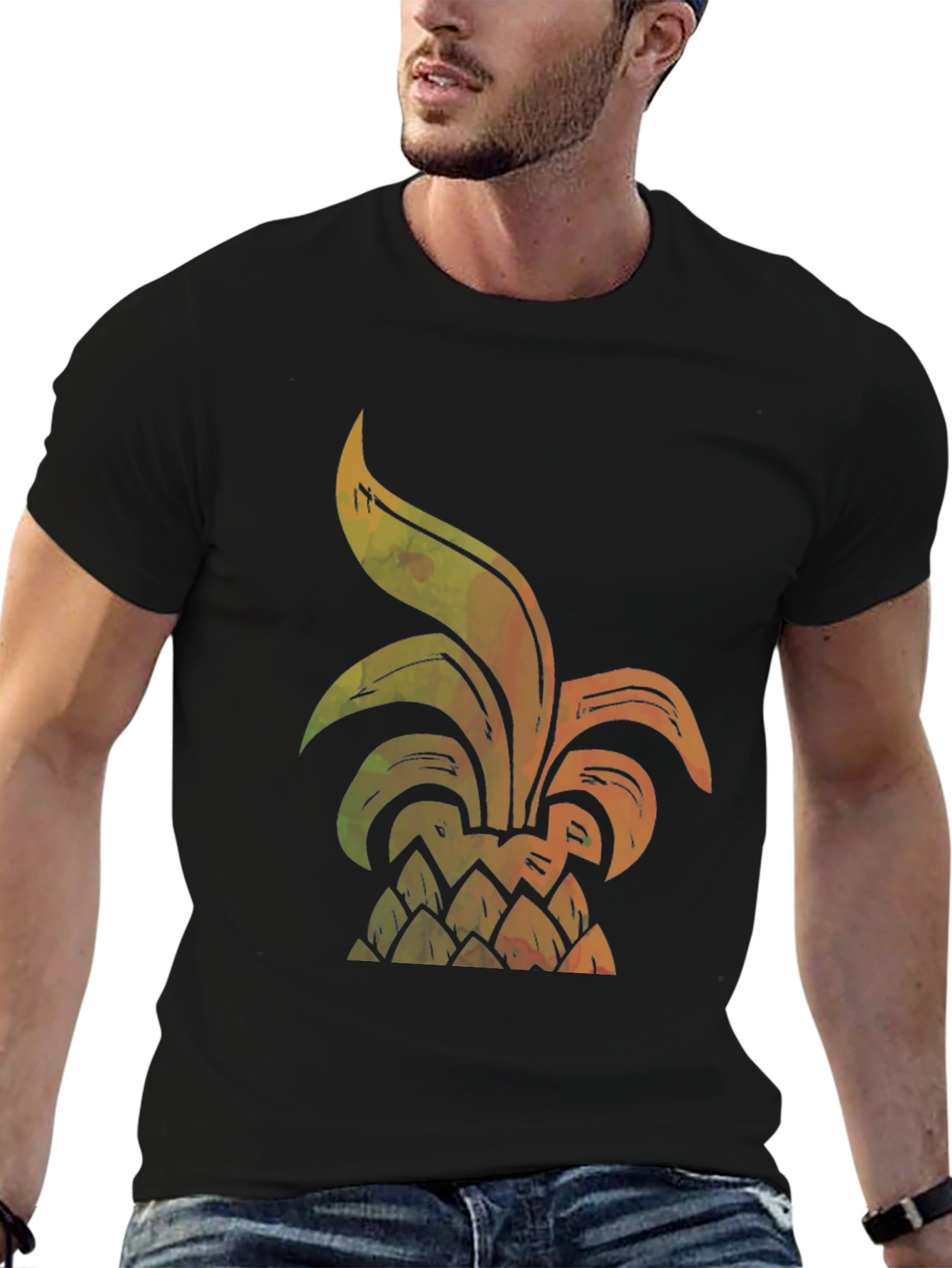 Pineapple Graphic Tee - Tropical Vibes