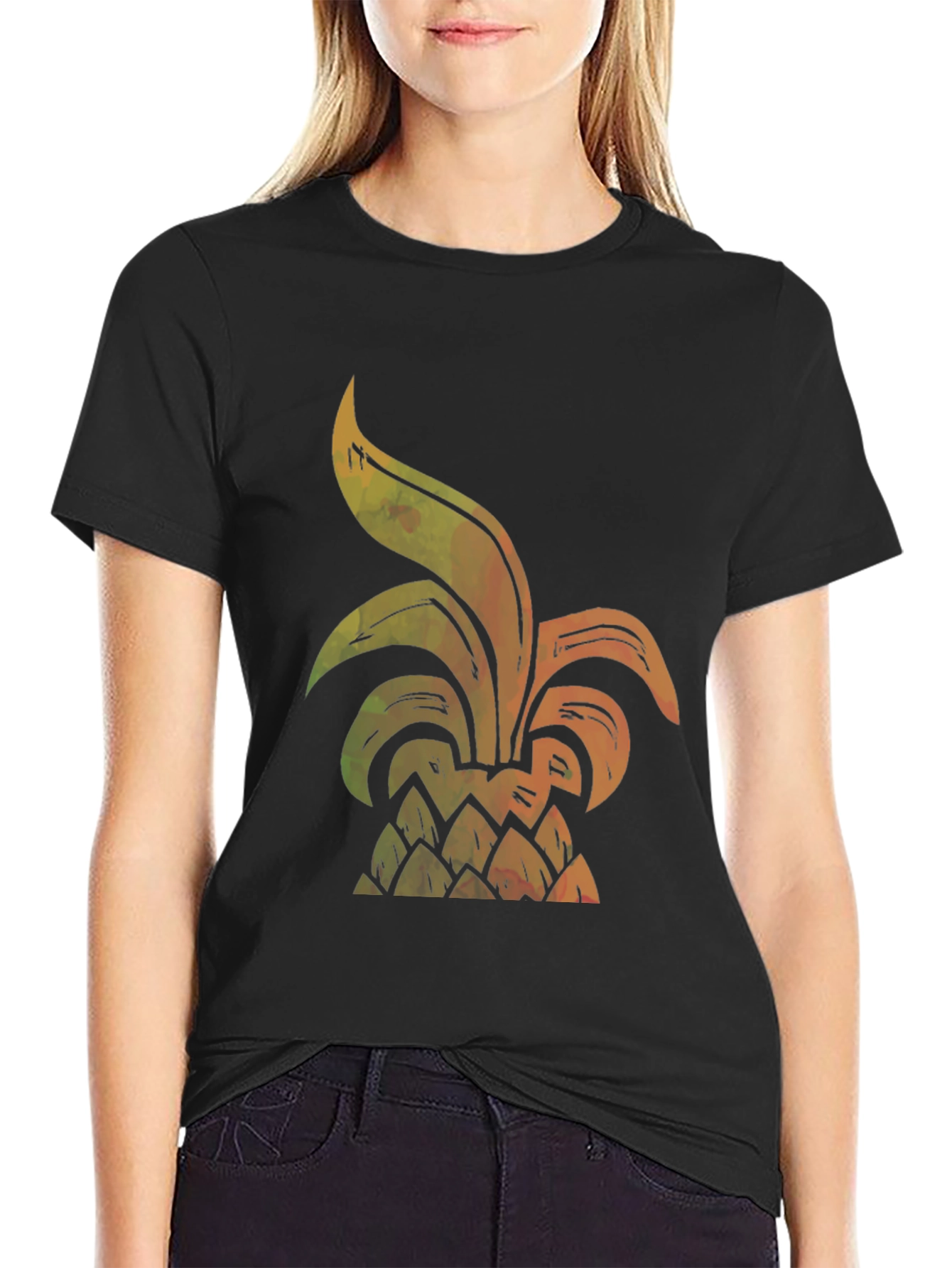 Pineapple Graphic Tee - Tropical Vibes