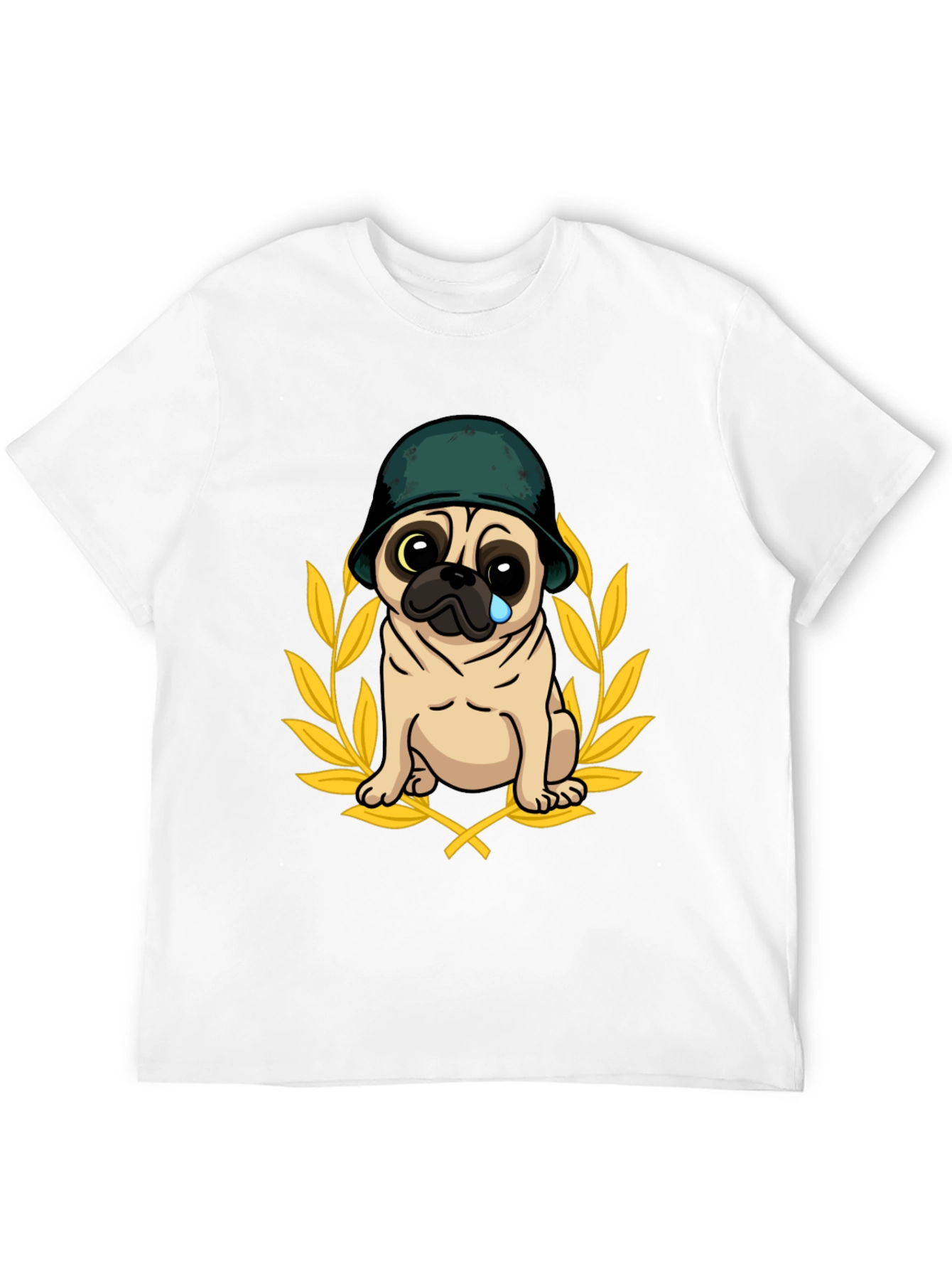 Pug Soldier T-Shirt - Funny Dog Tee