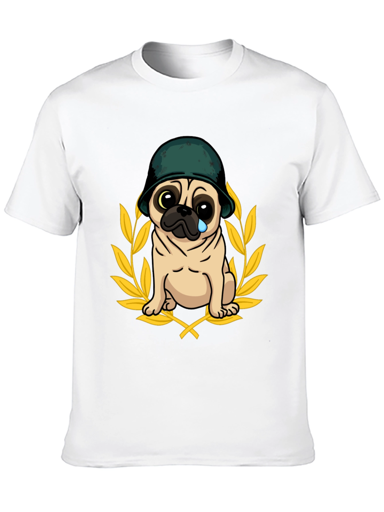 Pug Soldier T-Shirt - Funny Dog Tee