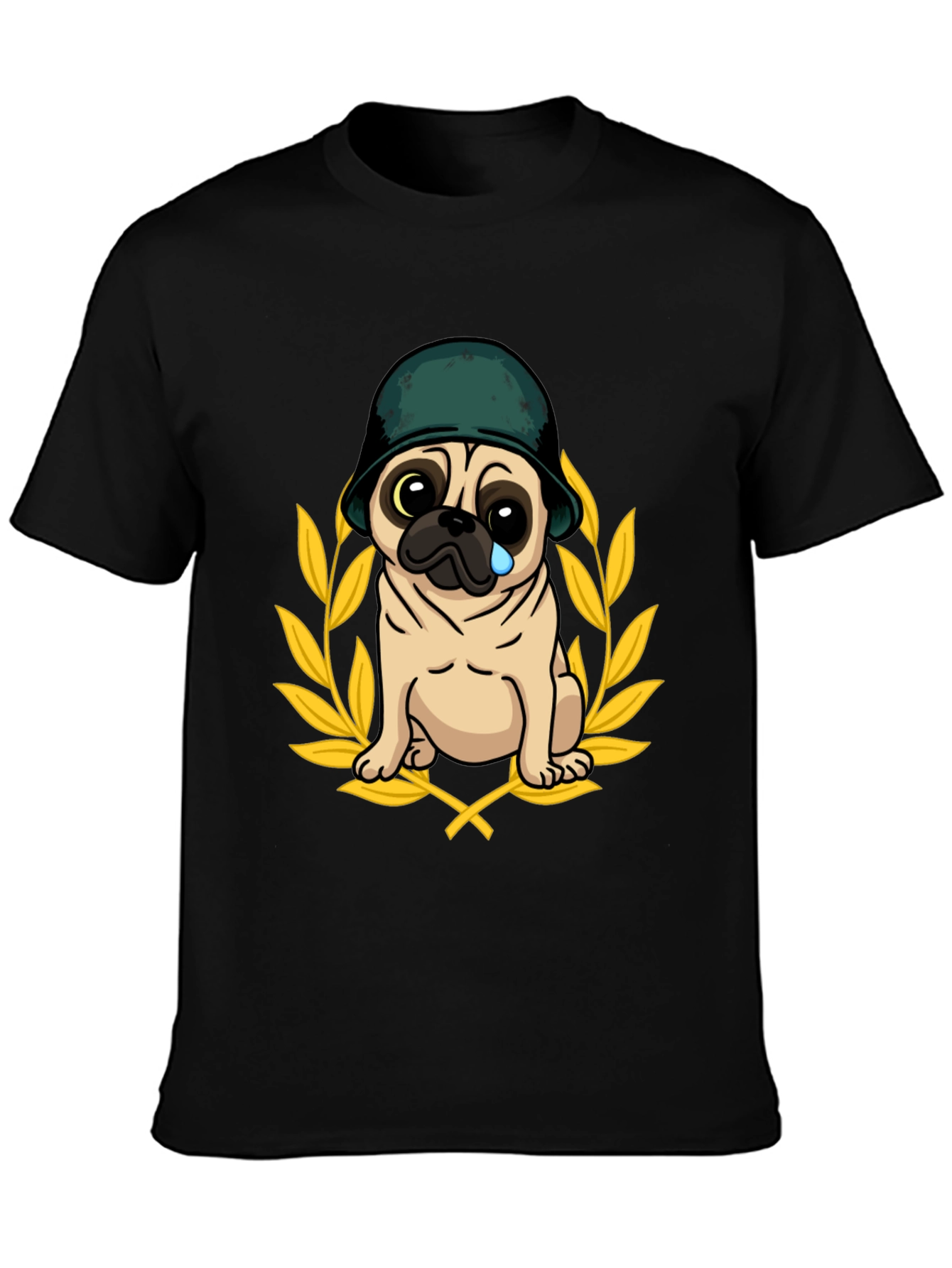Pug Soldier T-Shirt - Funny Dog Tee