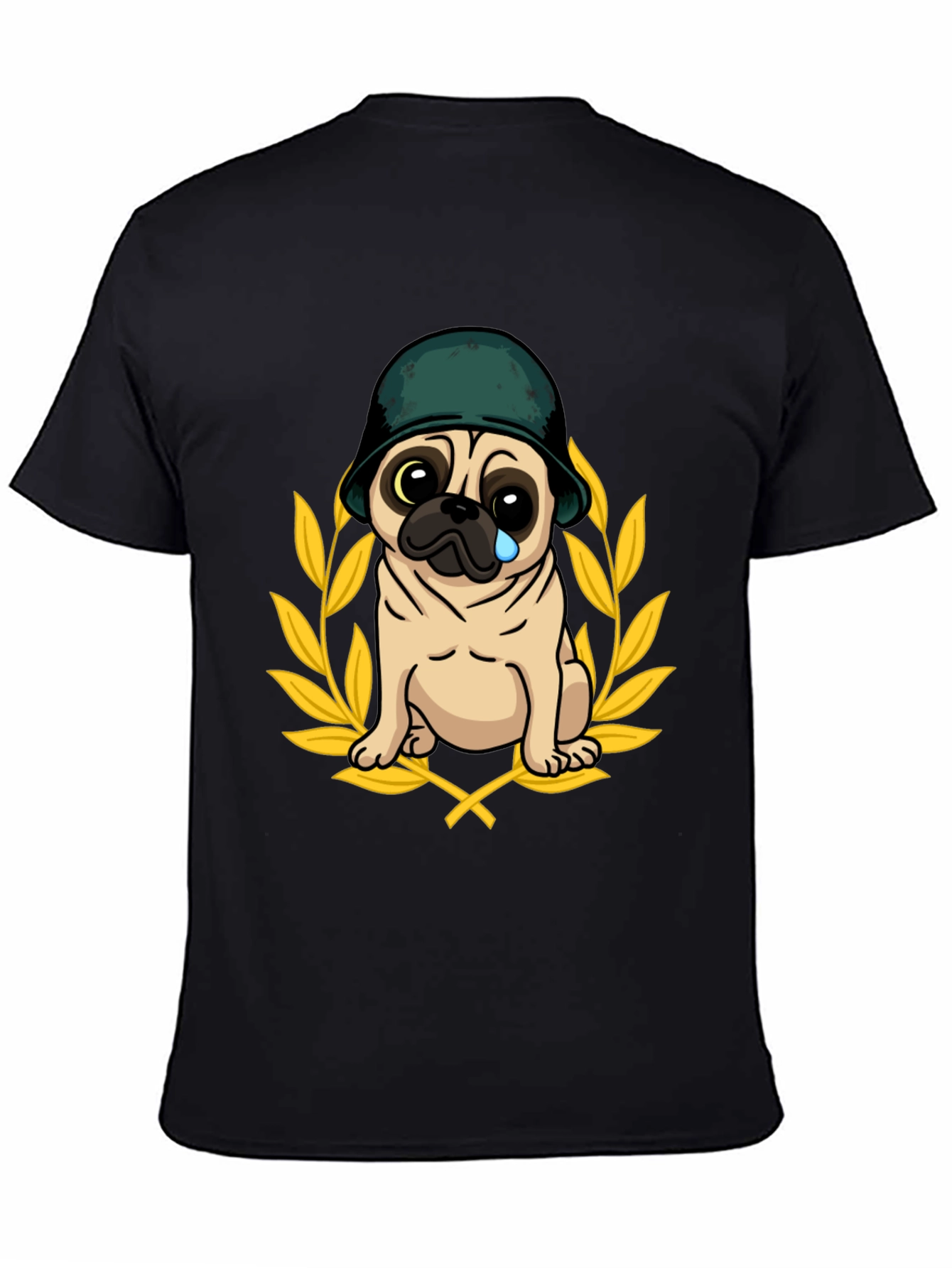 Pug Soldier T-Shirt - Funny Dog Tee