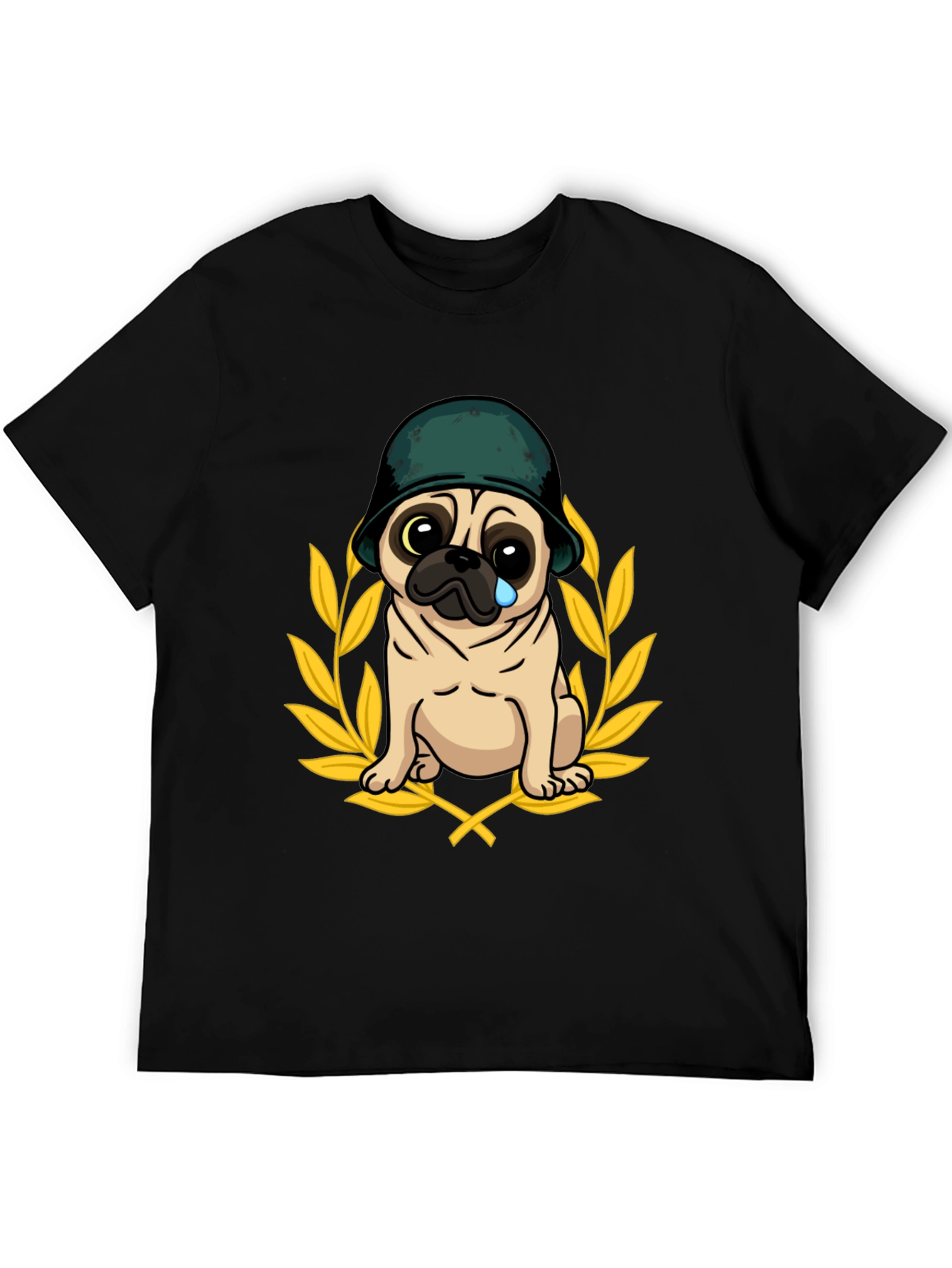 Pug Soldier T-Shirt - Funny Dog Tee