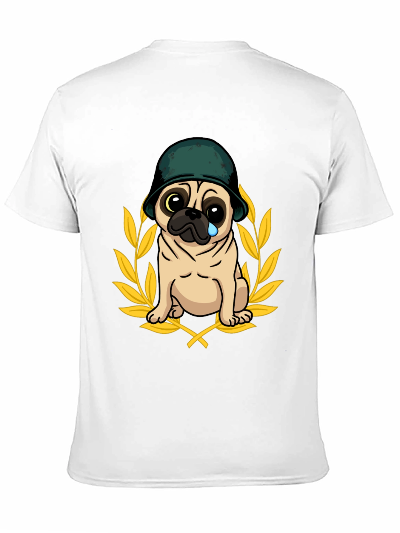 Pug Soldier T-Shirt - Funny Dog Tee