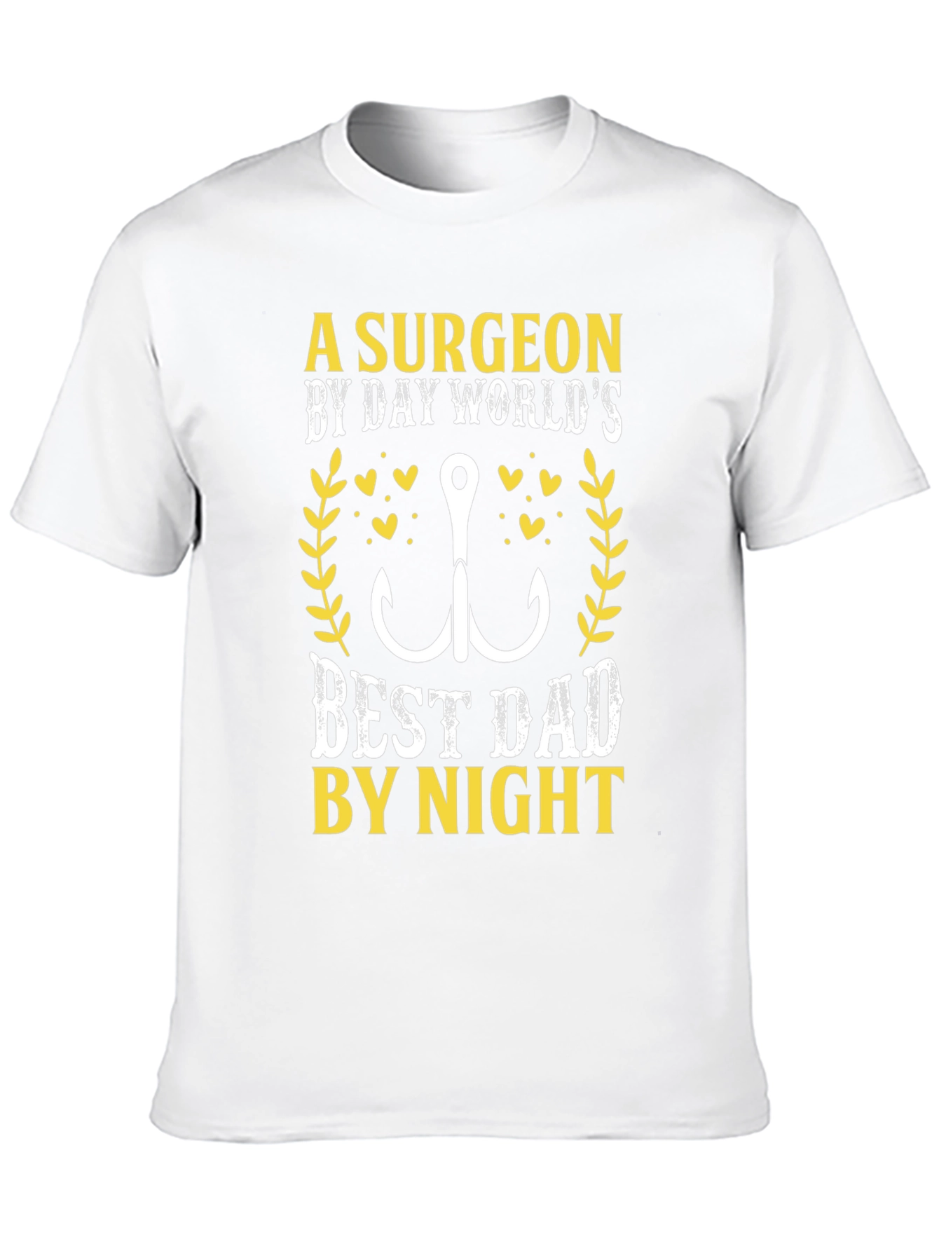 Surgeon Dad T-Shirt - Fishing Hook Graphic Novelty Tee