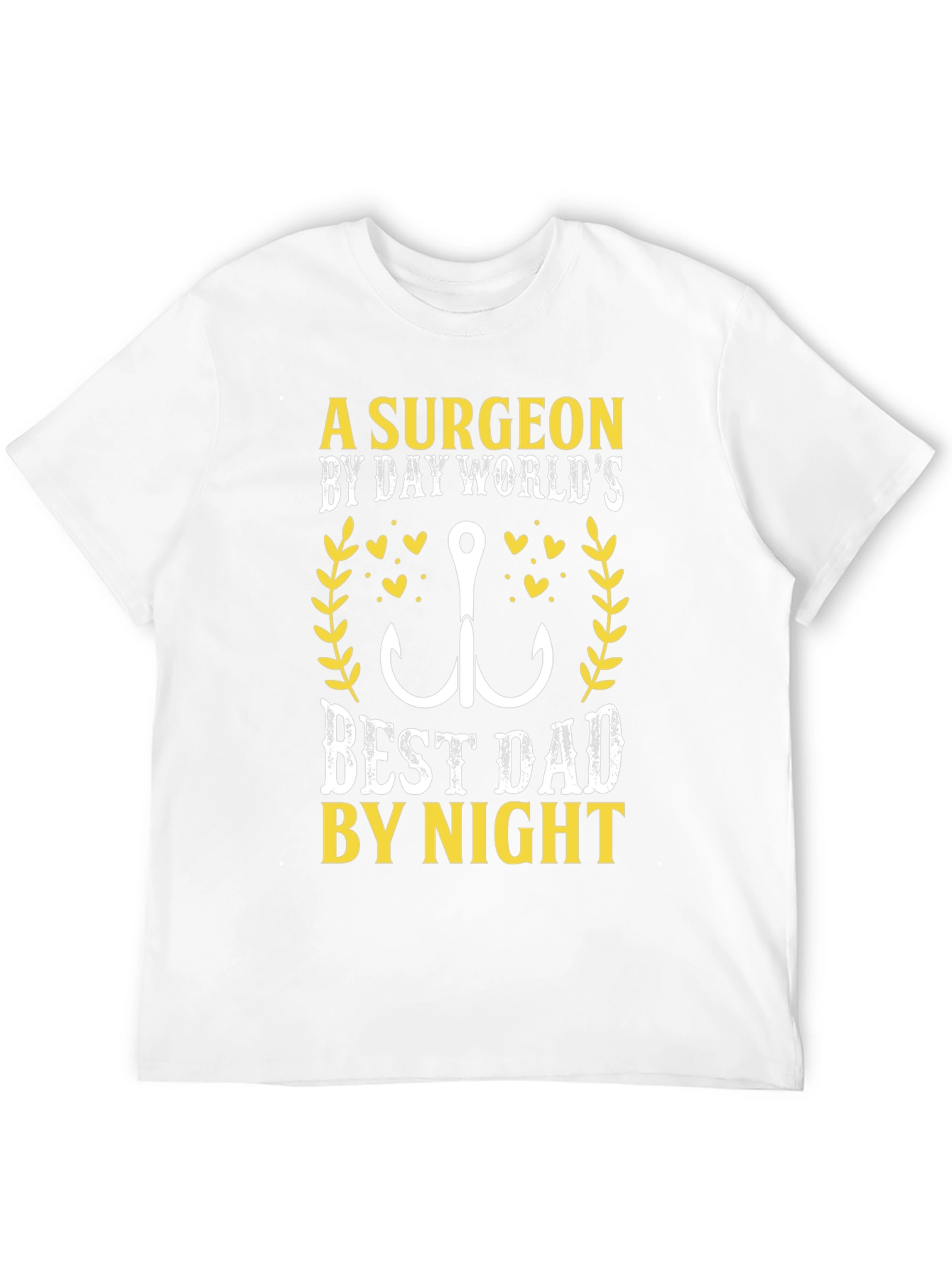 Surgeon Dad T-Shirt - Fishing Hook Graphic Novelty Tee