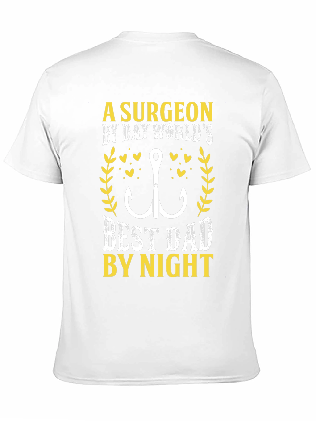 Surgeon Dad T-Shirt - Fishing Hook Graphic Novelty Tee