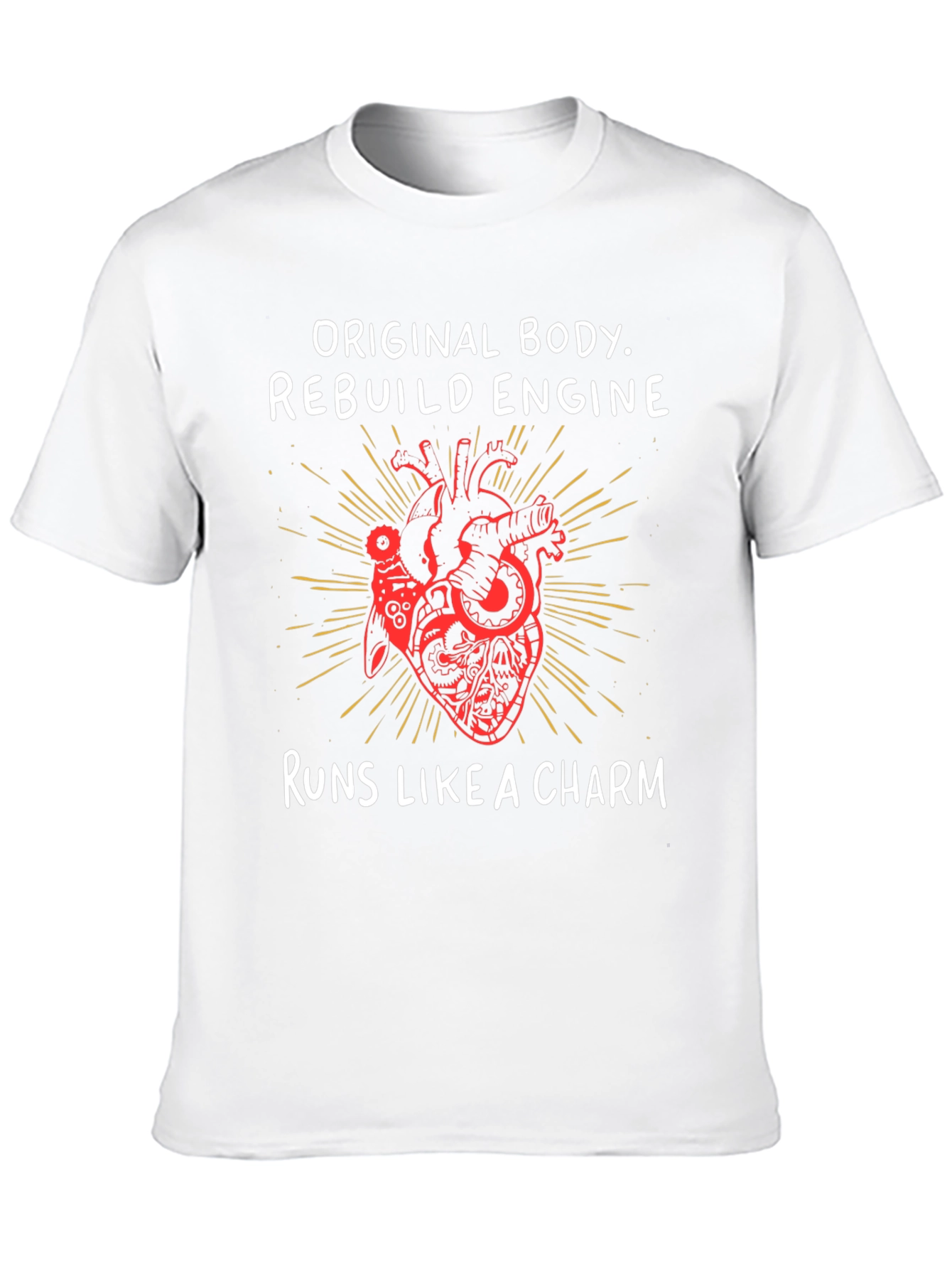 Original Body Rebuild Engine Graphic Tee