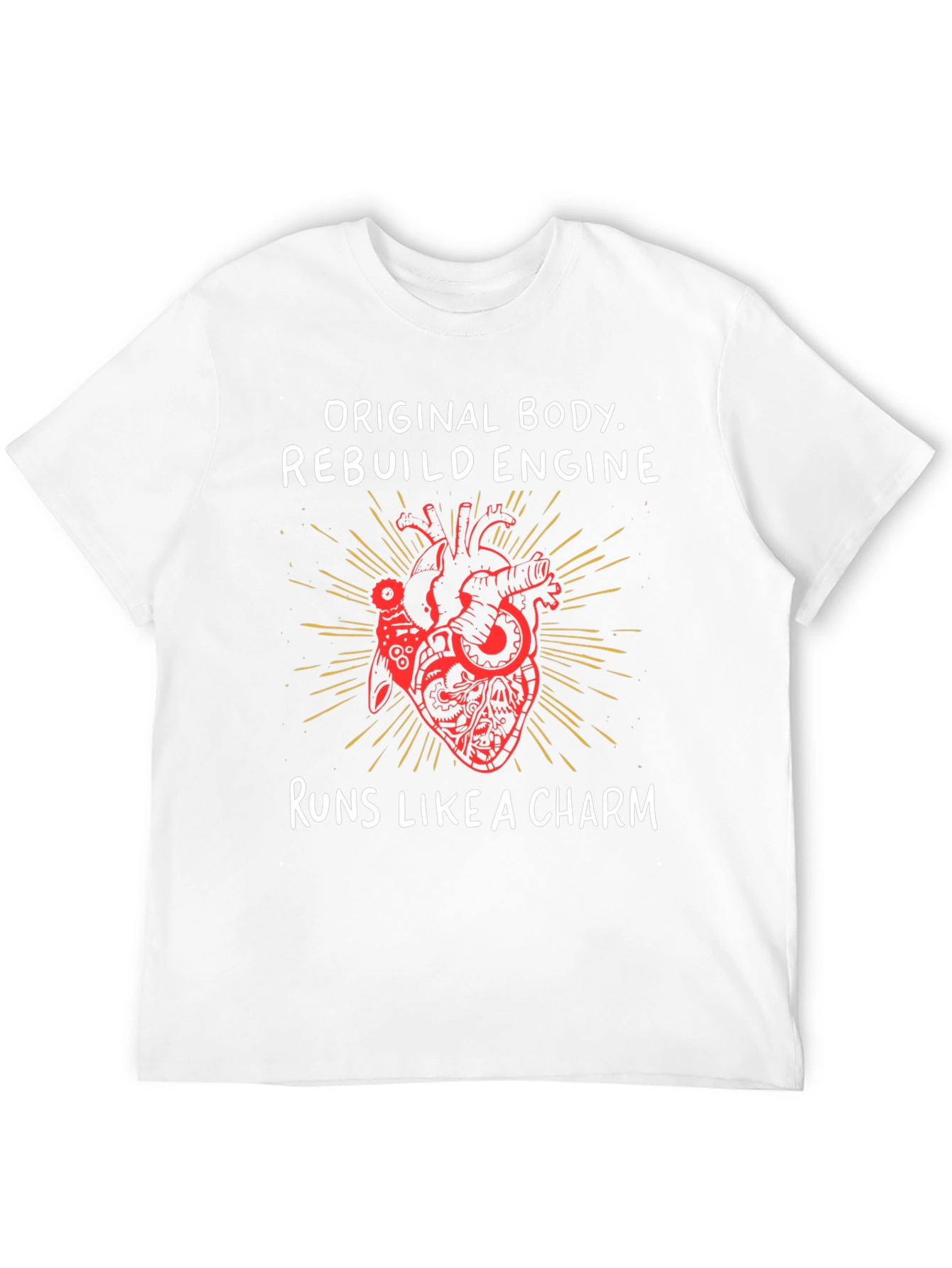 Original Body Rebuild Engine Graphic Tee