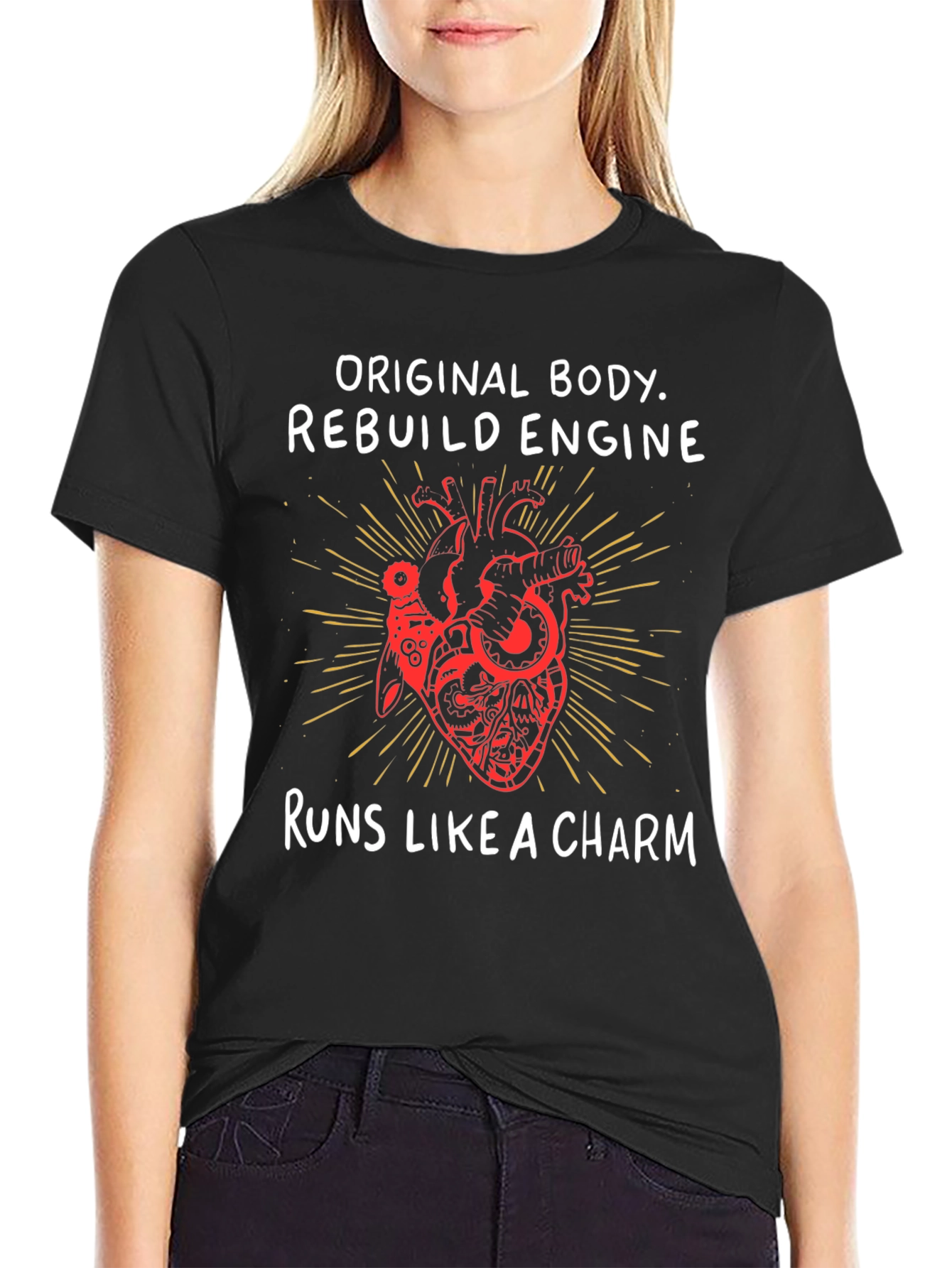 Original Body Rebuild Engine Graphic Tee