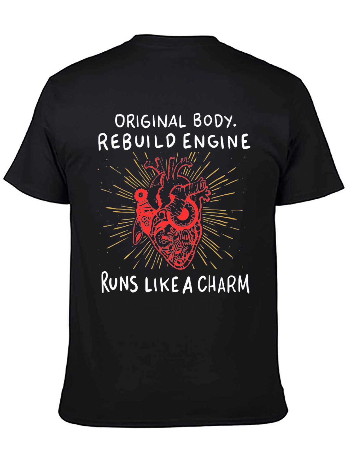 Original Body Rebuild Engine Graphic Tee