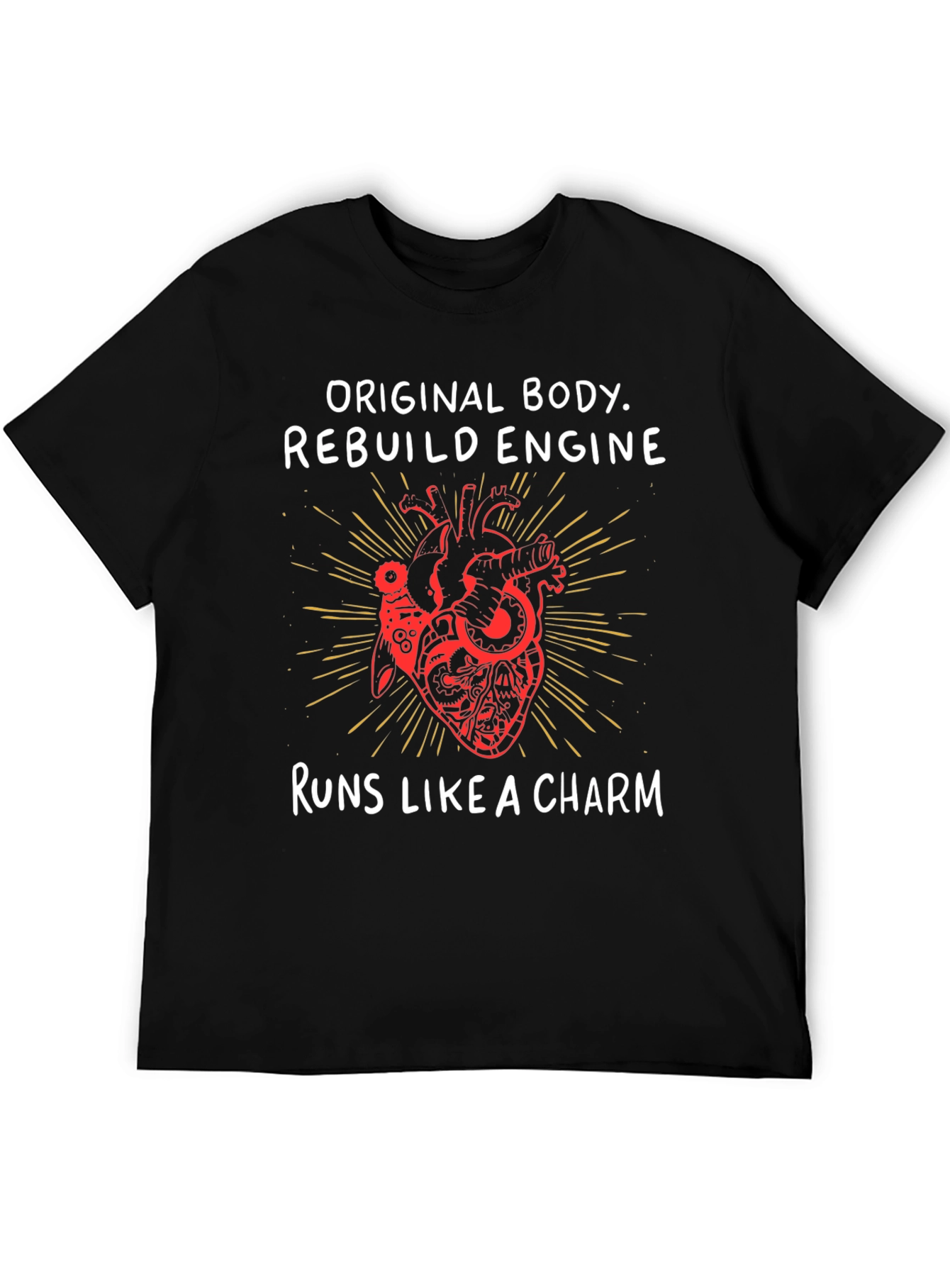 Original Body Rebuild Engine Graphic Tee