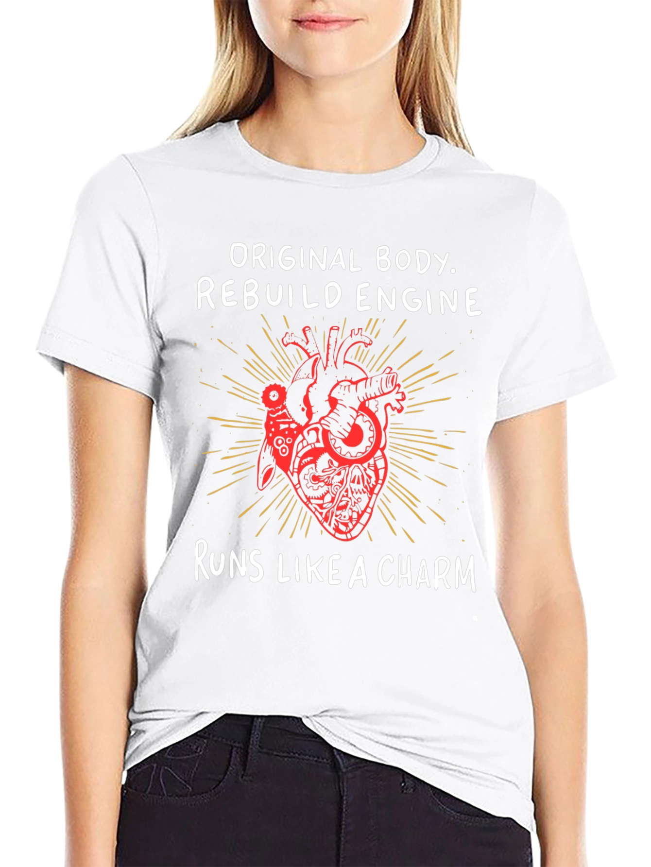 Original Body Rebuild Engine Graphic Tee