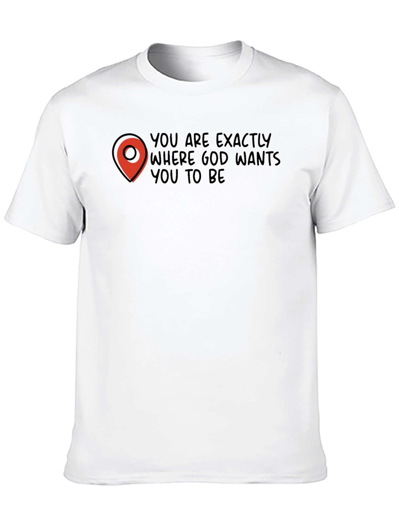God Wants You To Be Black Tee