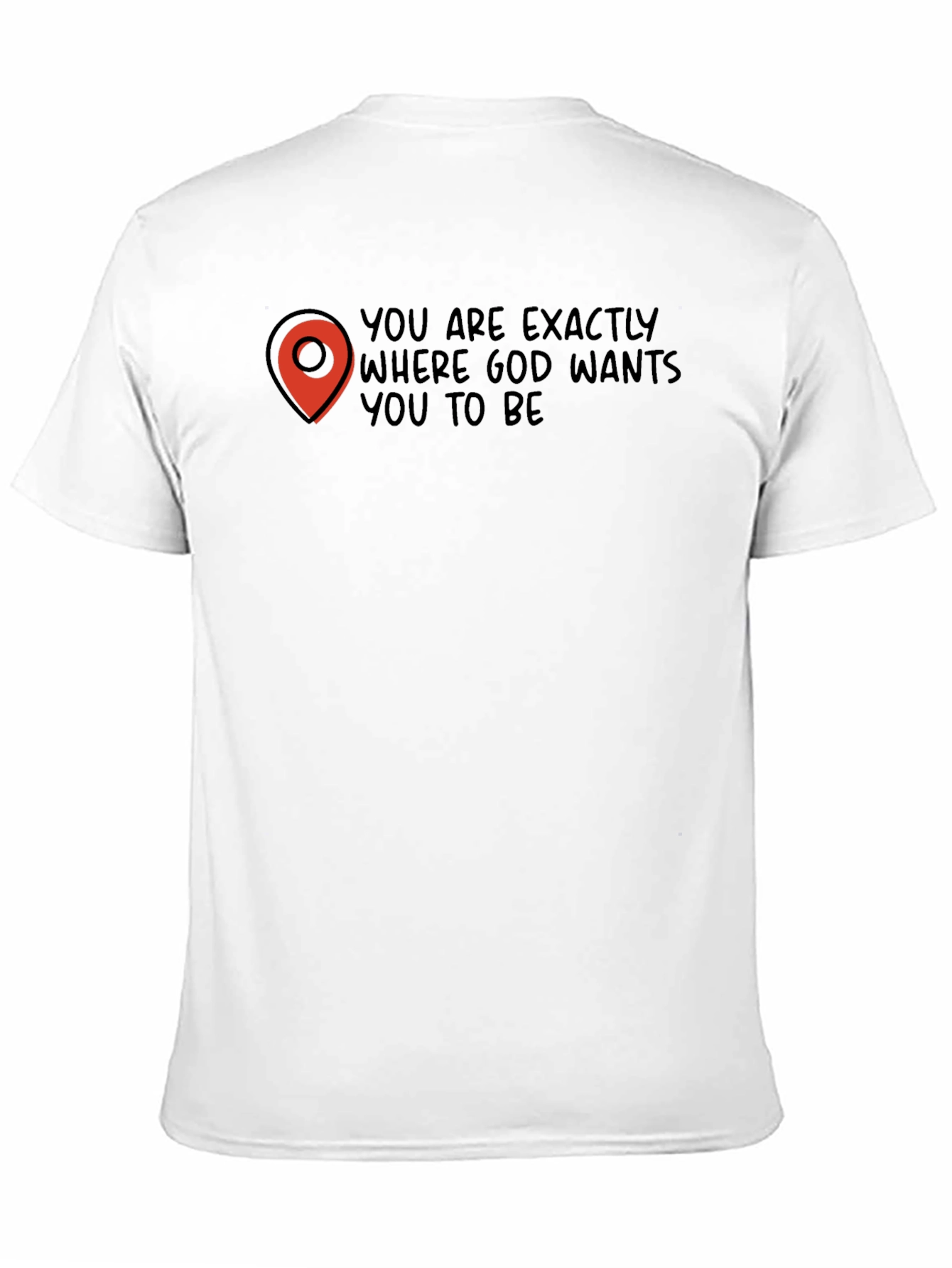 God Wants You To Be Black Tee